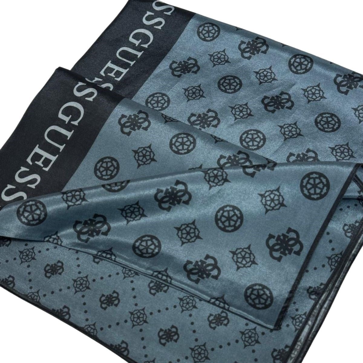 Guess Pamuk İpek Monogram Şal AW5737SIL03-Blu