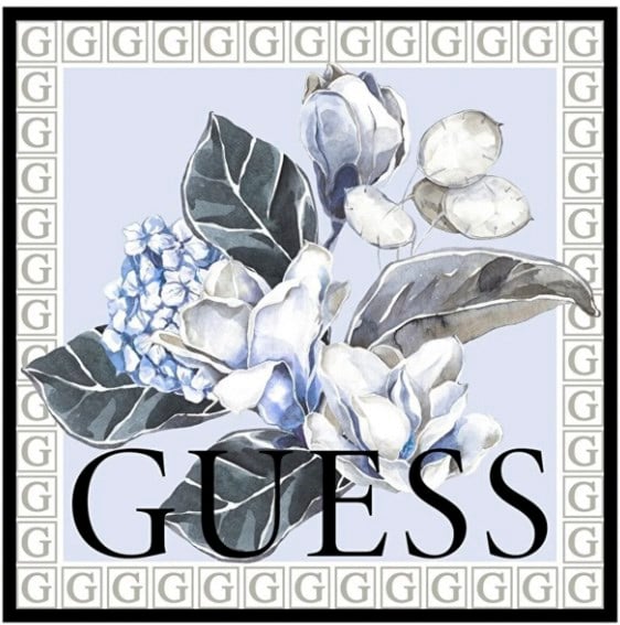 Guess Tivil İpek Eşarp AW5728SIL90-Blu