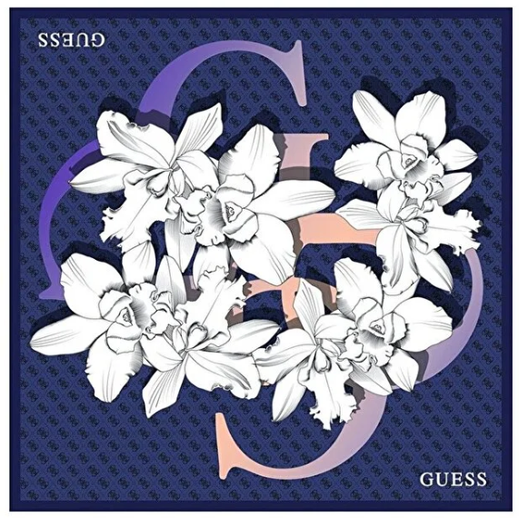 Guess Tivil İpek Eşarp AW5762SIL90-Blu