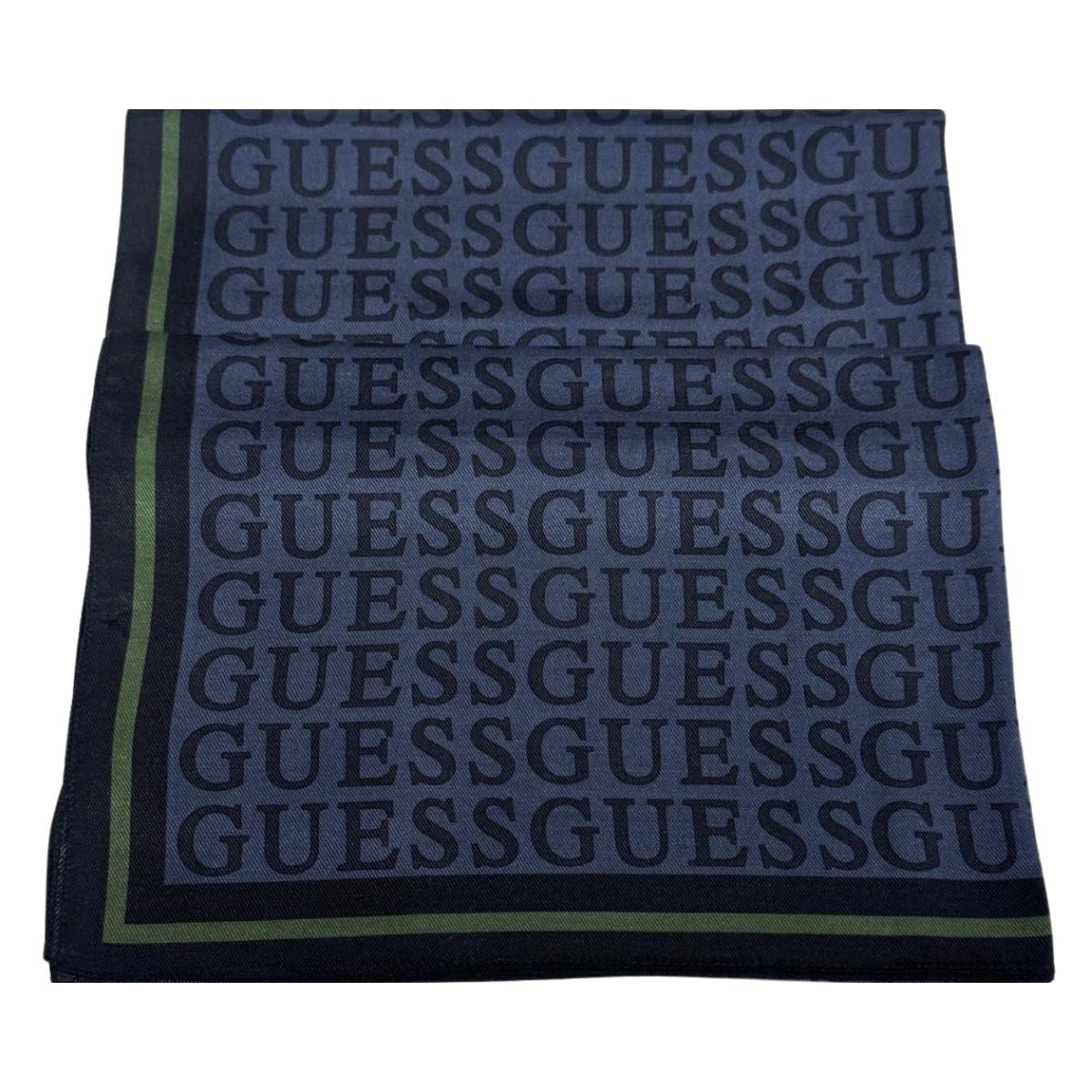 Guess Yün İpek Monogram Şal AW5745SIL03-Blu