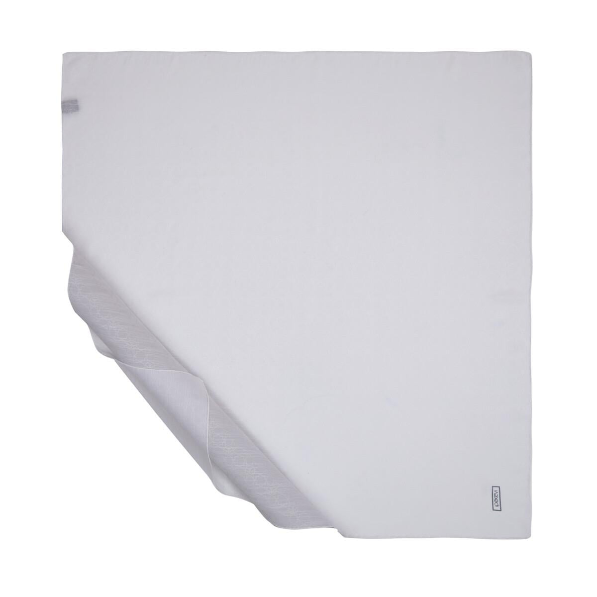 İpekevi Dört Mevsim Monogram Eşarp 04357-Beyaz