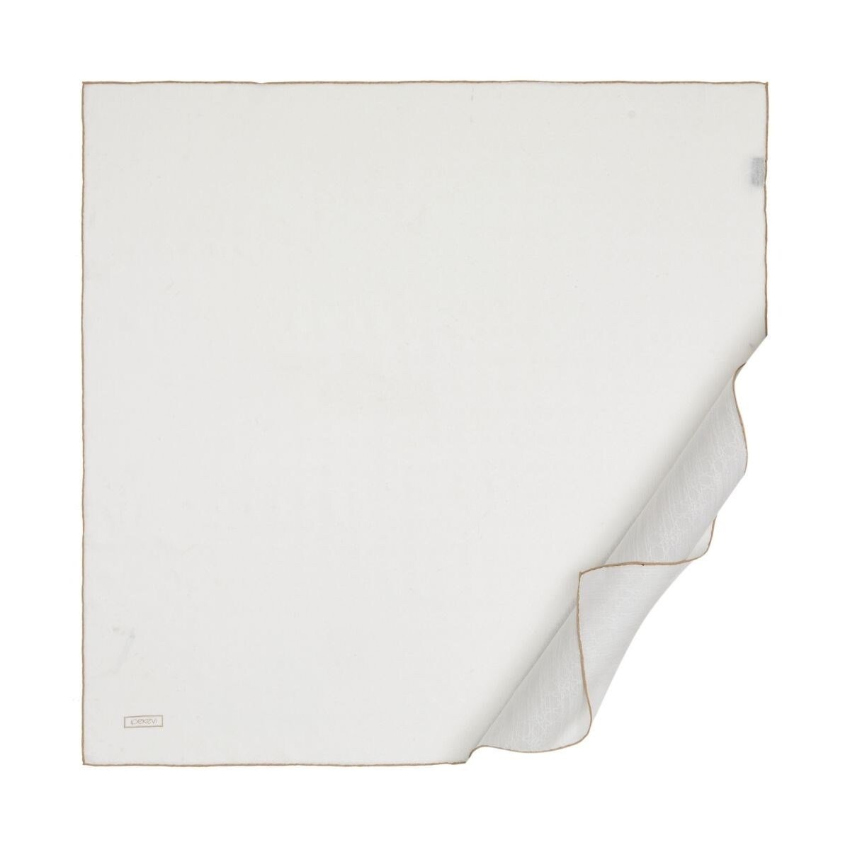 İpekevi Dört Mevsim Monogram Eşarp 04358-Beyaz