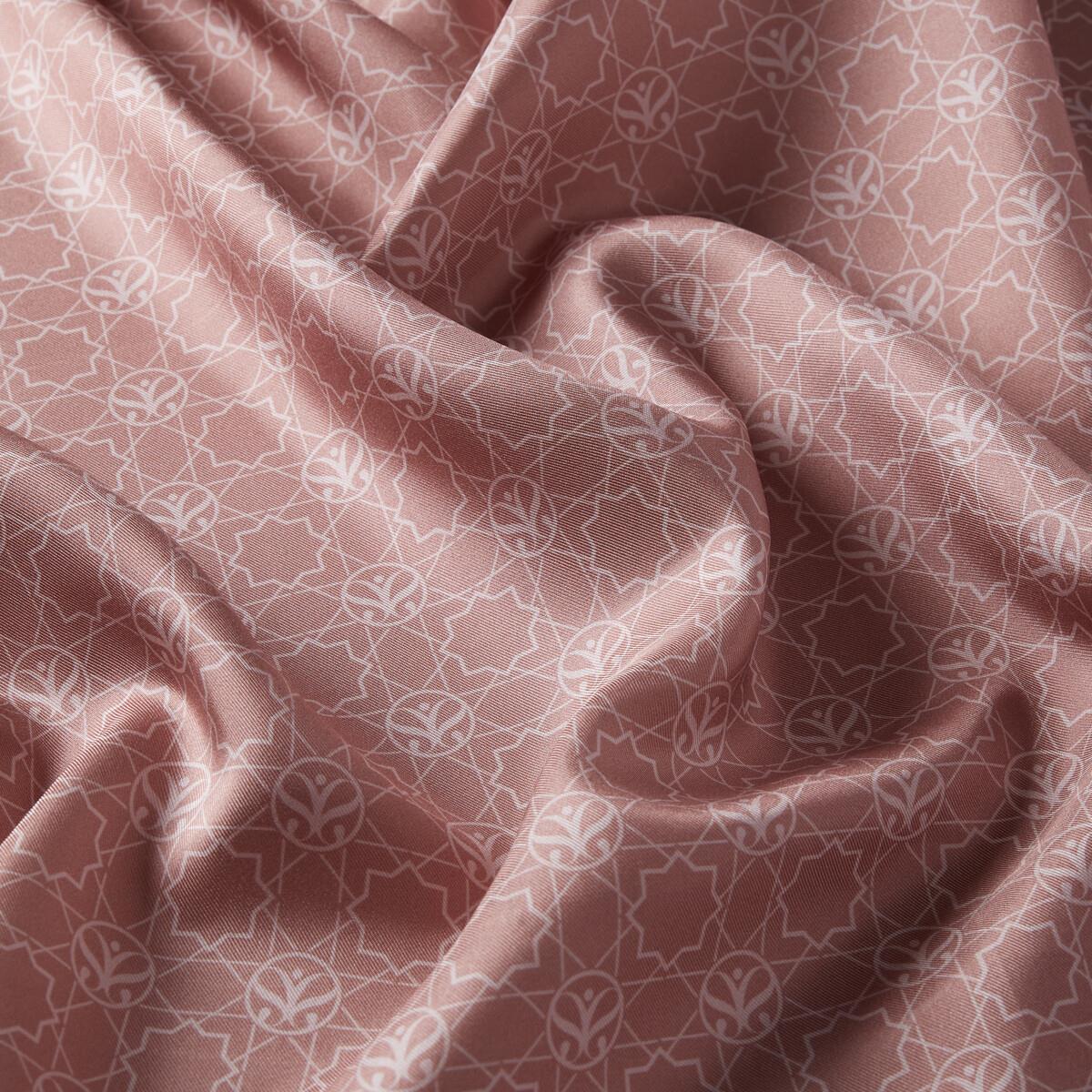 İpekevi Mini Seljuk Monogram Eşarp 01123-Gül Pembe