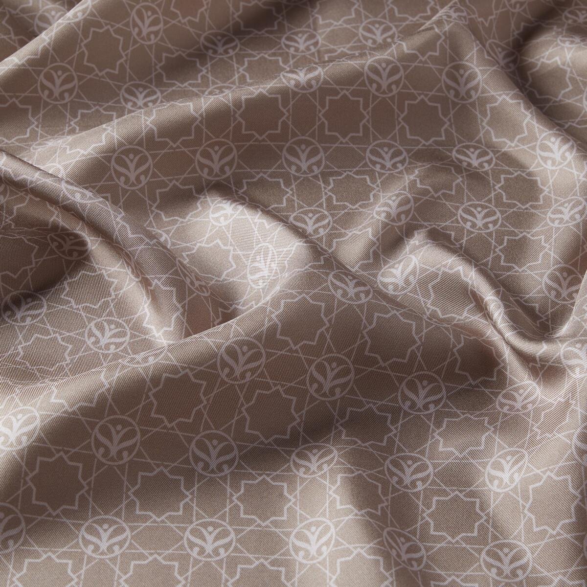 İpekevi Mini Seljuk Monogram Eşarp 01123-Taş