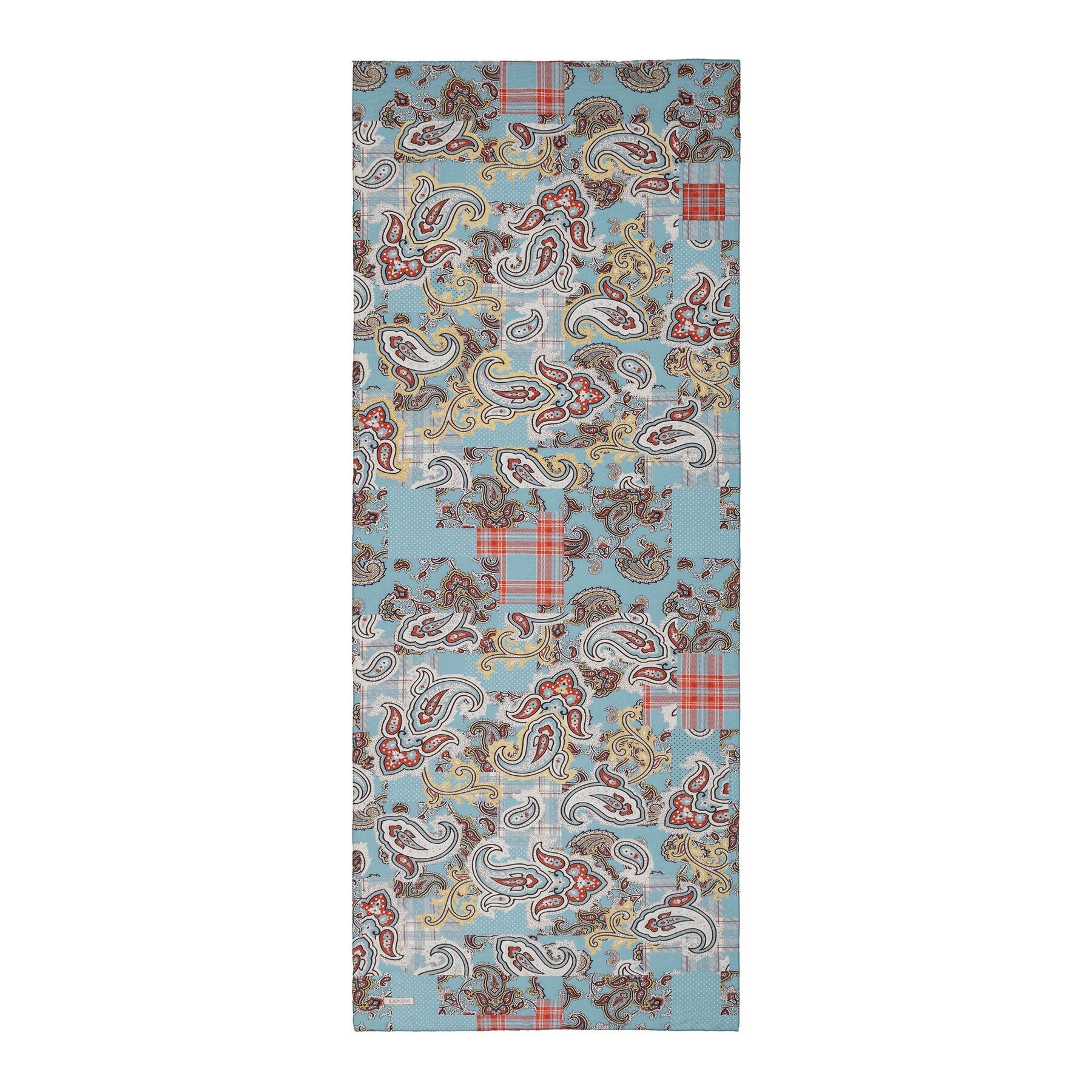 İpekevi Patchwork Desenli TenSoft Şal 03920-Mentol
