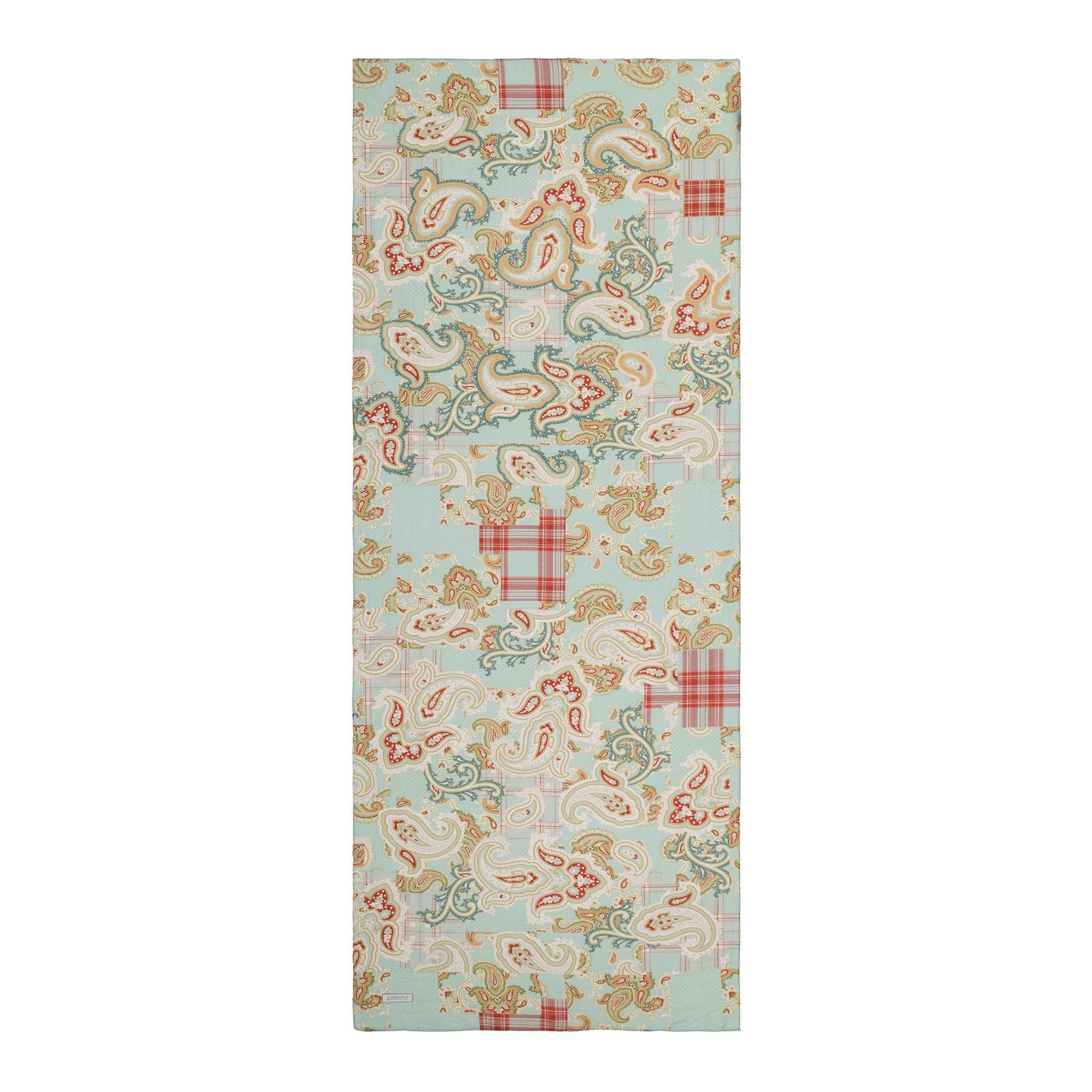 İpekevi Patchwork Desenli TenSoft Şal 03920-Su Yeşili