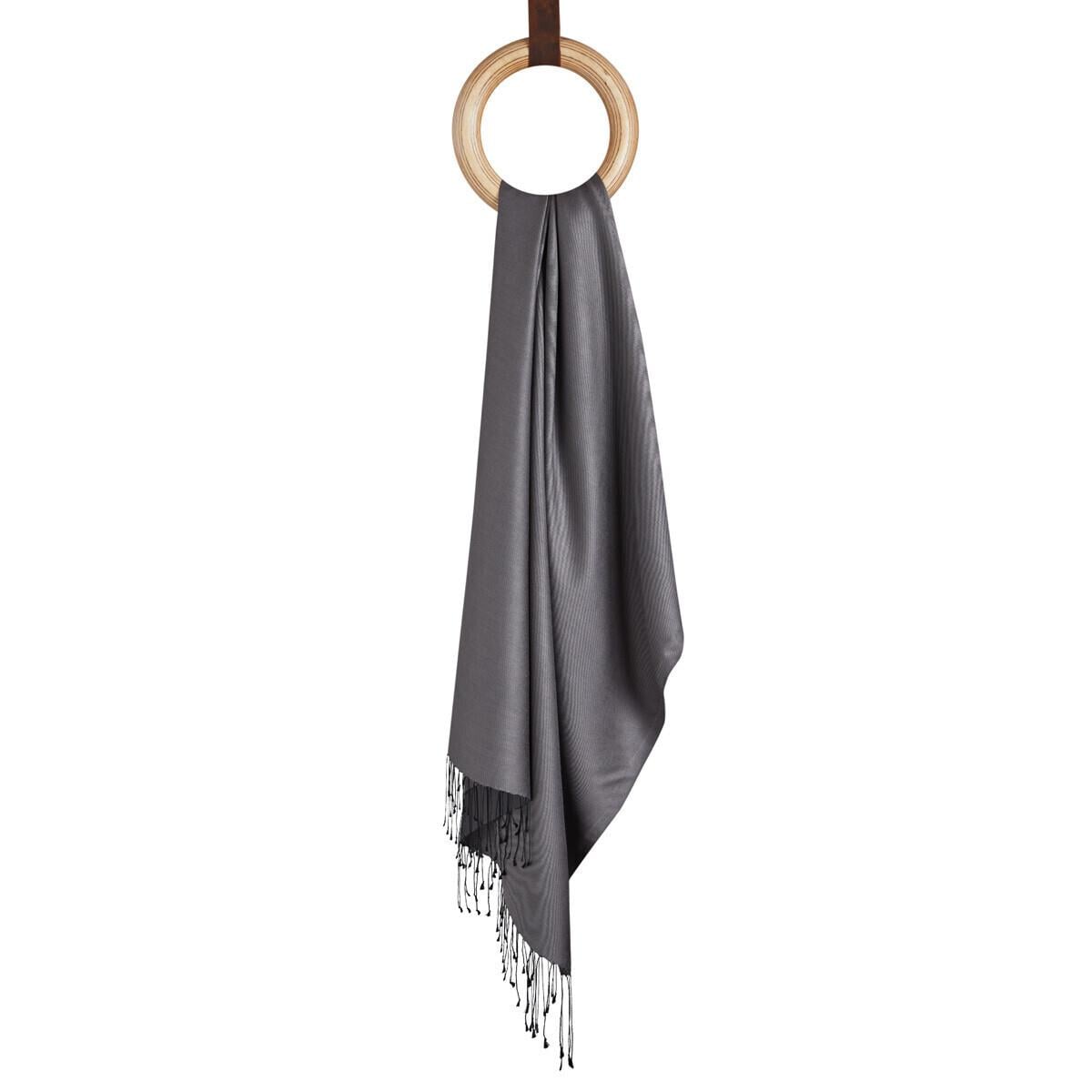 Qoza Solid Şal 6848-Füme