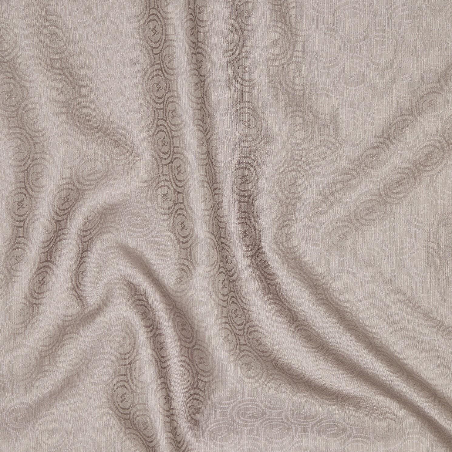 Vakko Pamuk İpek Monogram Eşarp 41301-Gri