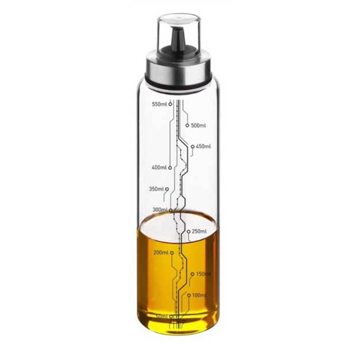 Borosilikat Damlatmaz Akıtmaz Cambu Cam Yağdanlık 600 ml