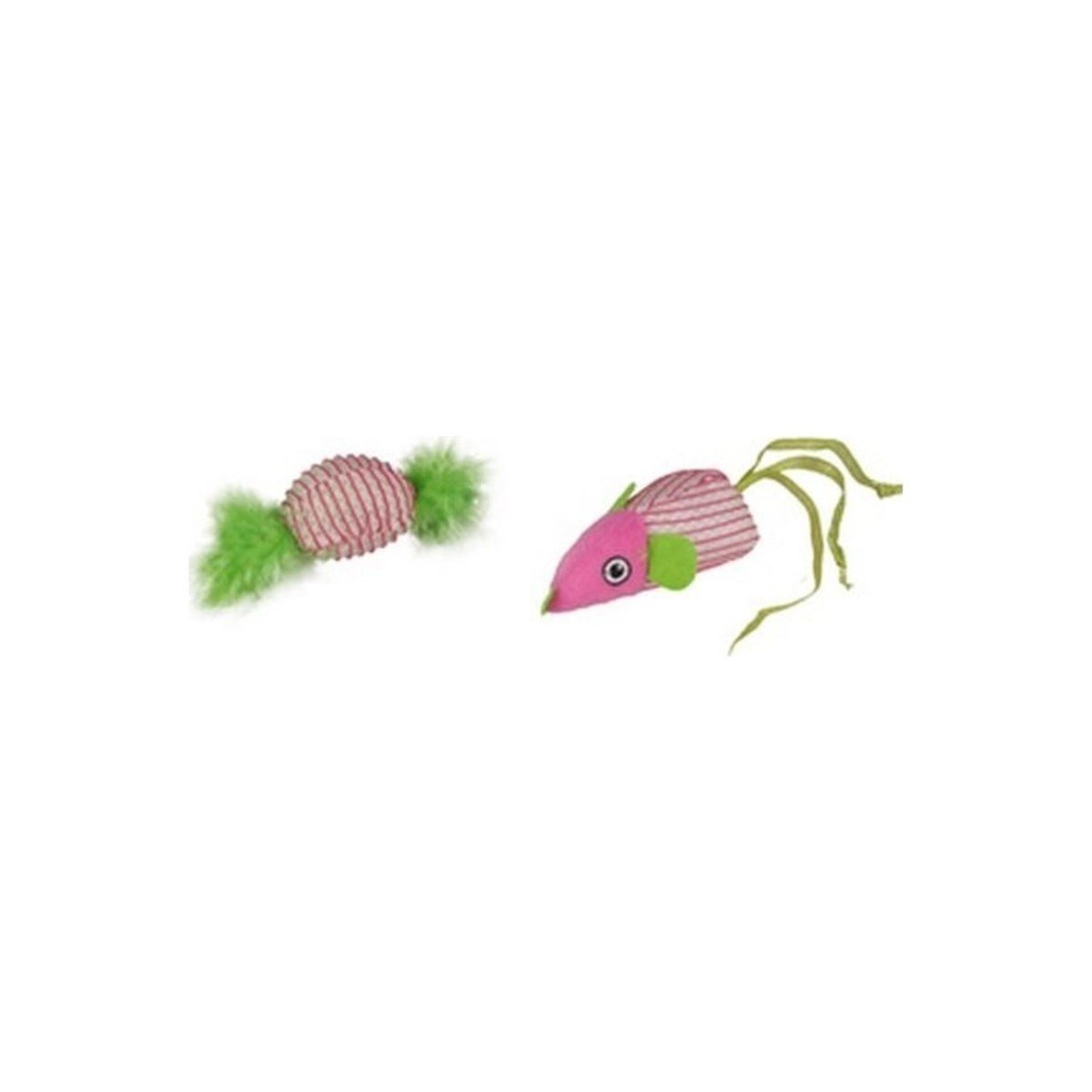Flamingo Kumaş İkili Kedi Oyuncağı