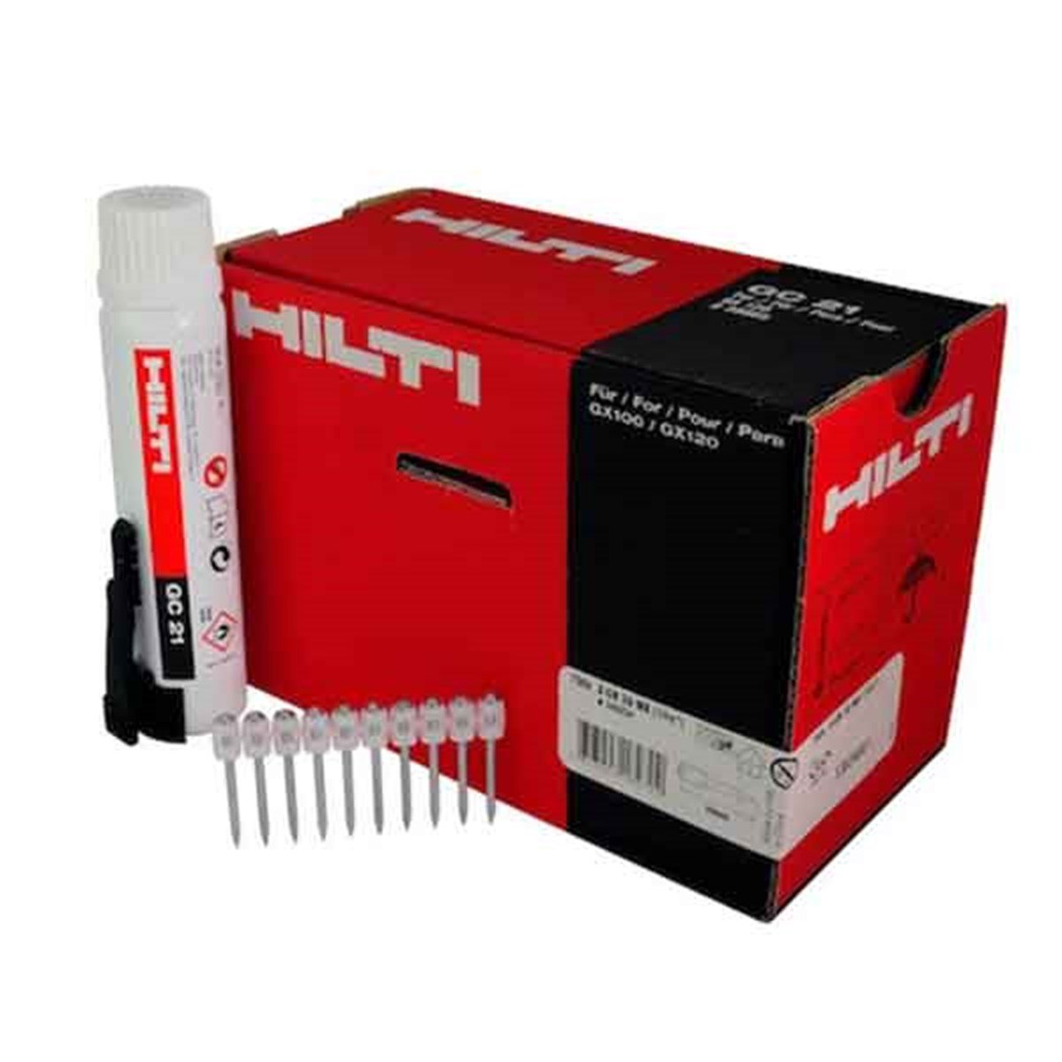 Hilti Çivi Gx 120 750 Adet 27 MM + Gaz Tüpü GC 21
