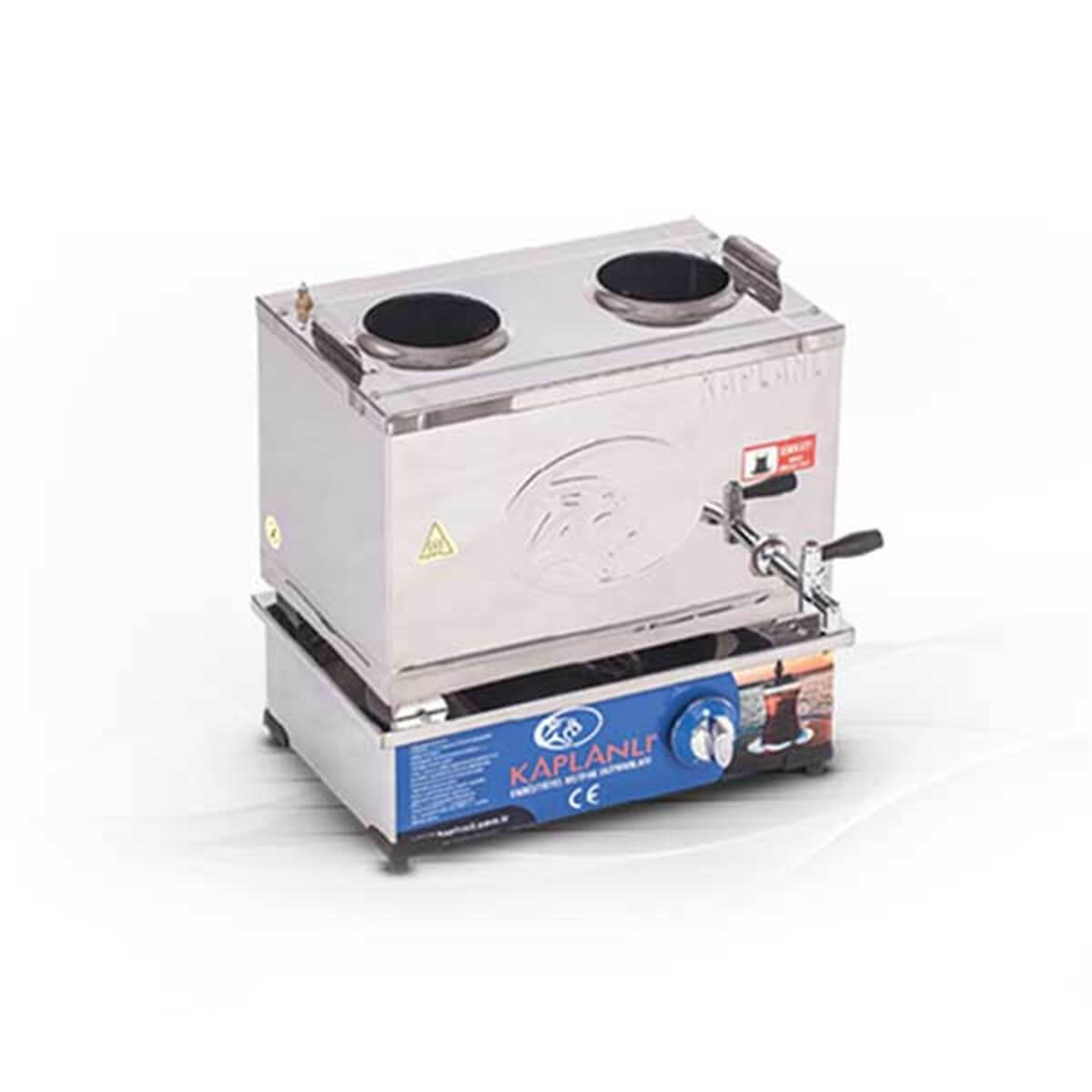 Kaplanlı 25 Lt LPG/Doğalgazlı Çay Kazanı ve Çay Ocağı