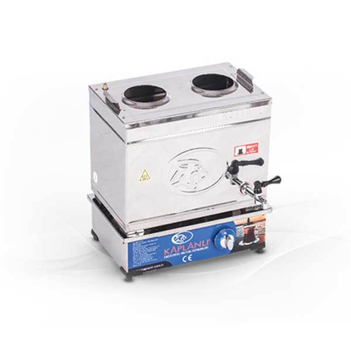 Kaplanlı 30 Lt LPG/Doğalgazlı Çay Kazanı ve Çay Ocağı