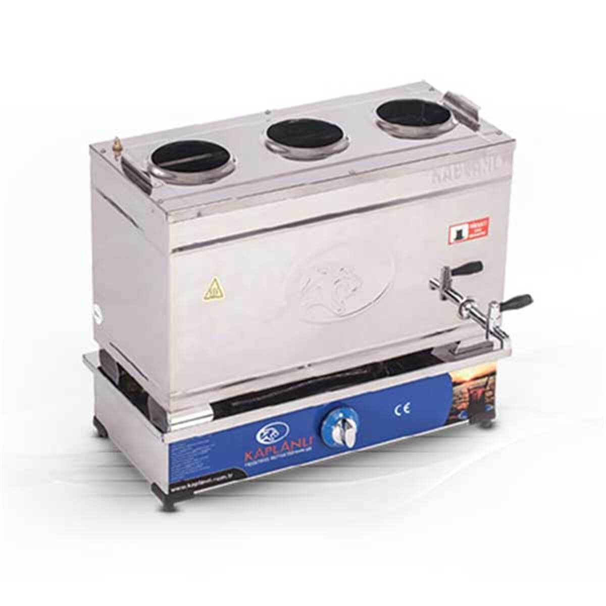 Kaplanlı 42 Lt LPG/Doğalgazlı Çay Kazanı ve Çay Ocağı