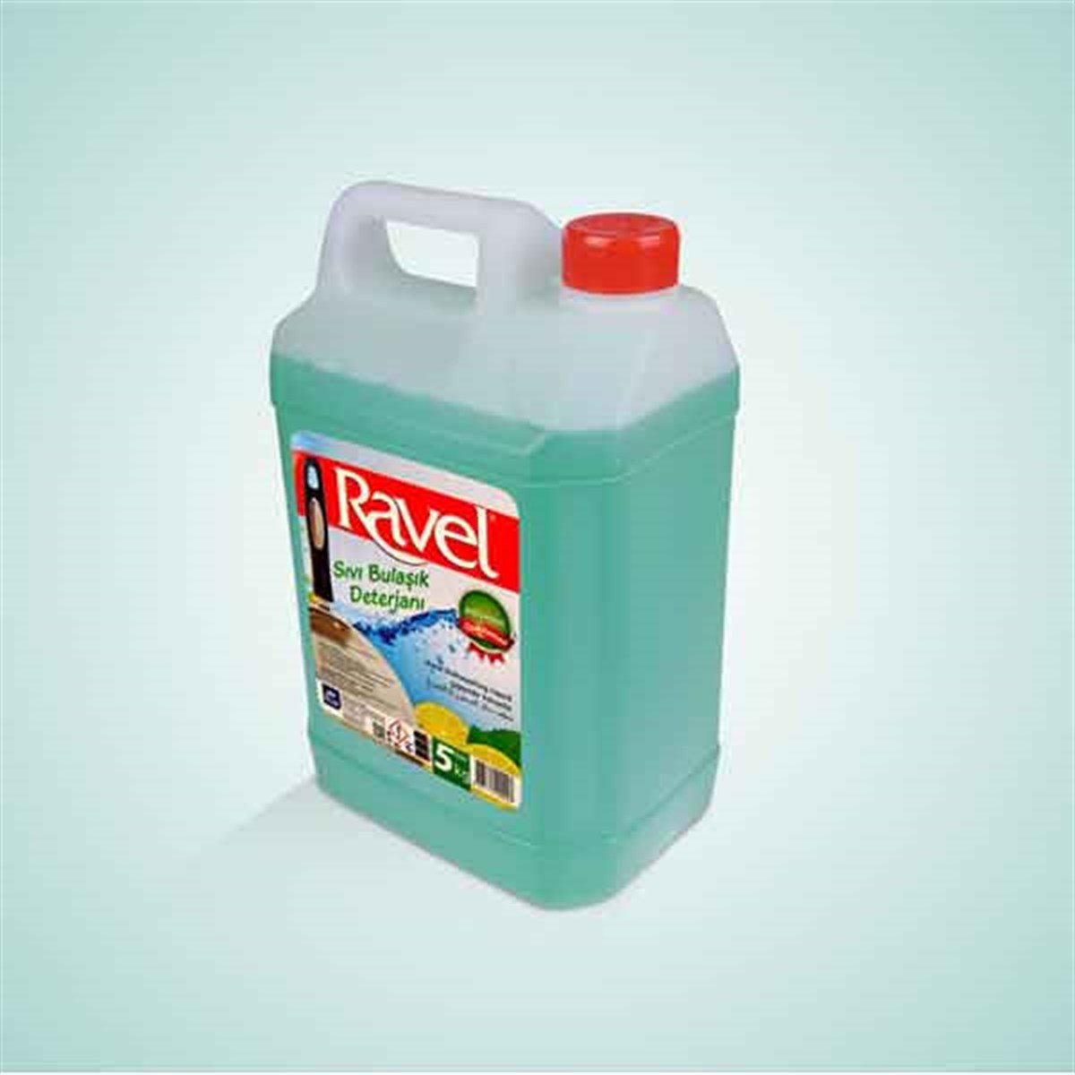 Ravel  5 Kg Sıvı Bulaşık Deterjanı Limon Ferahlığı