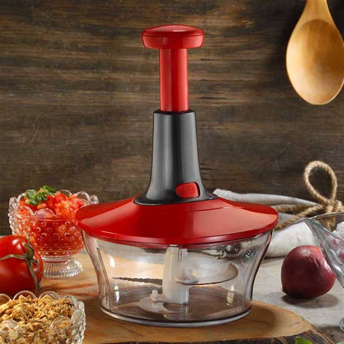 Vip Ahmet Basmalı El Rondosu Kırmızı 1500 ML