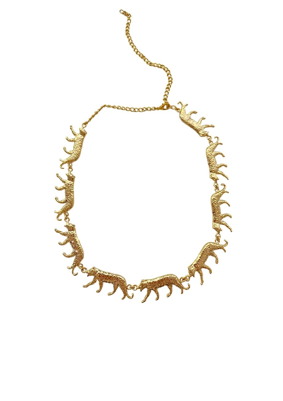 Artisan Leopard Kolye