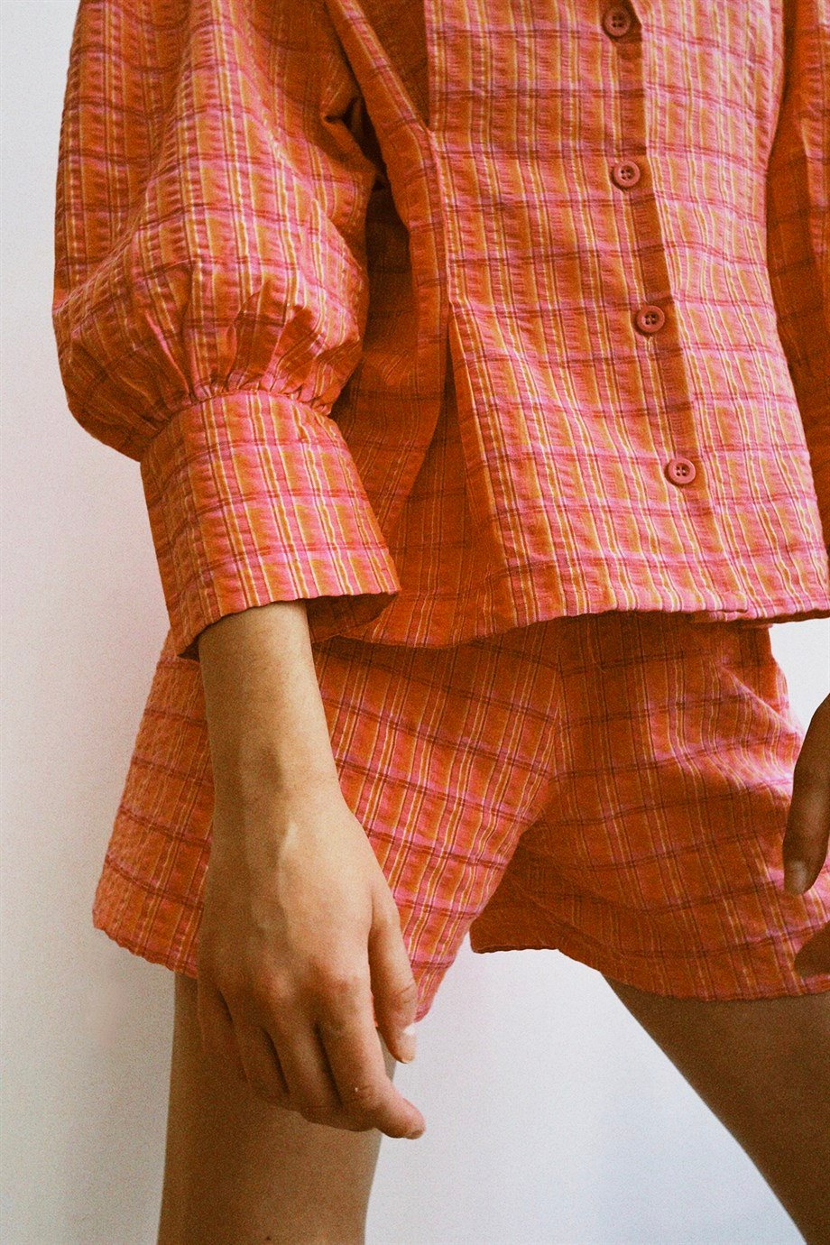 Bonita Set Pembe Pamuklu Gömlek