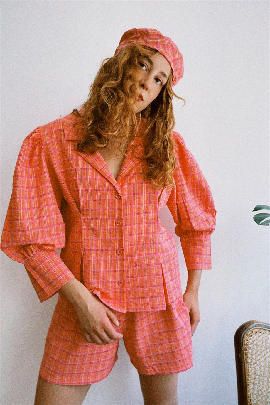 Bonita Set Pembe Pamuklu Gömlek