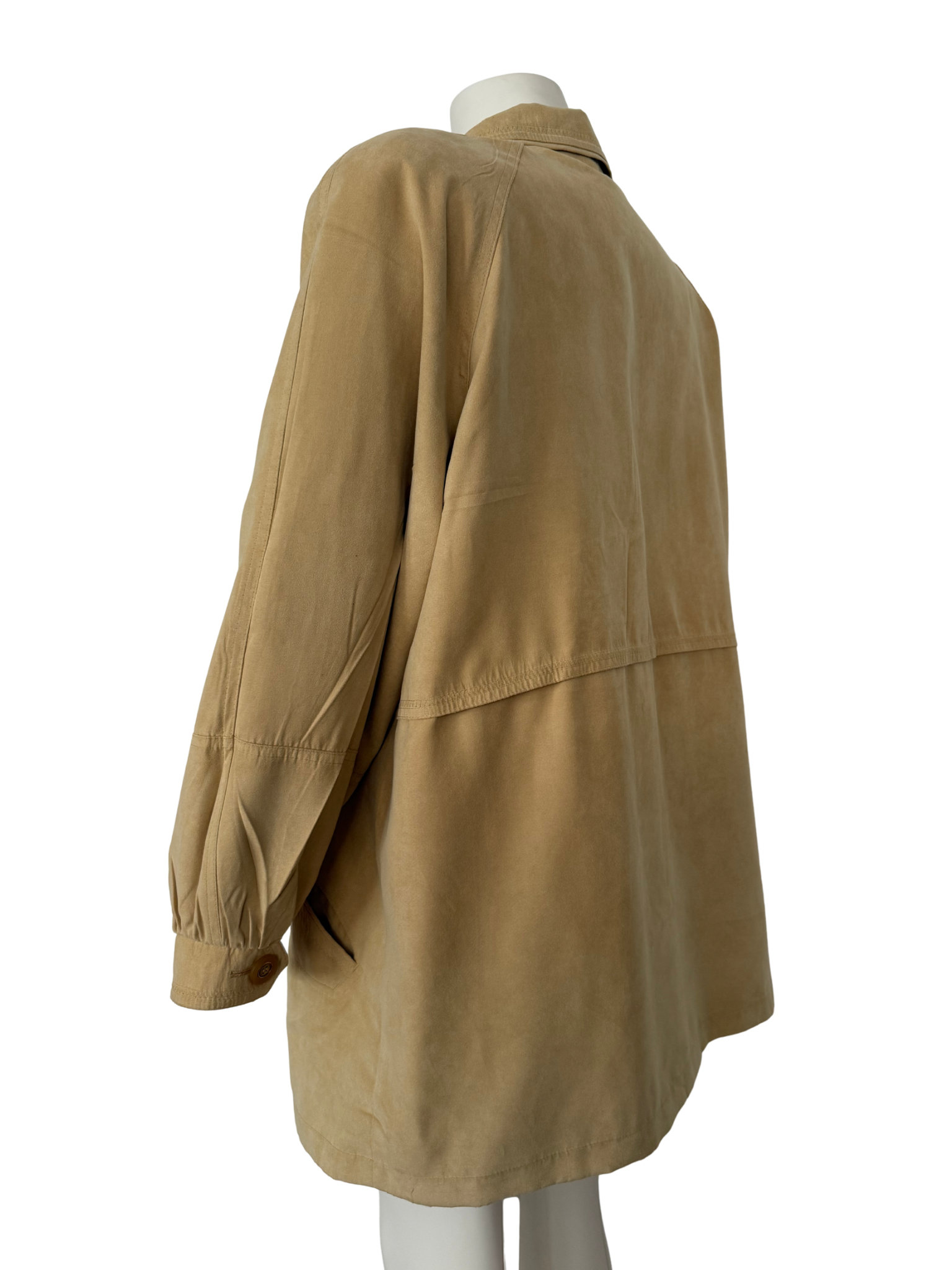 CAMEL SÜET DOKULU CEKET