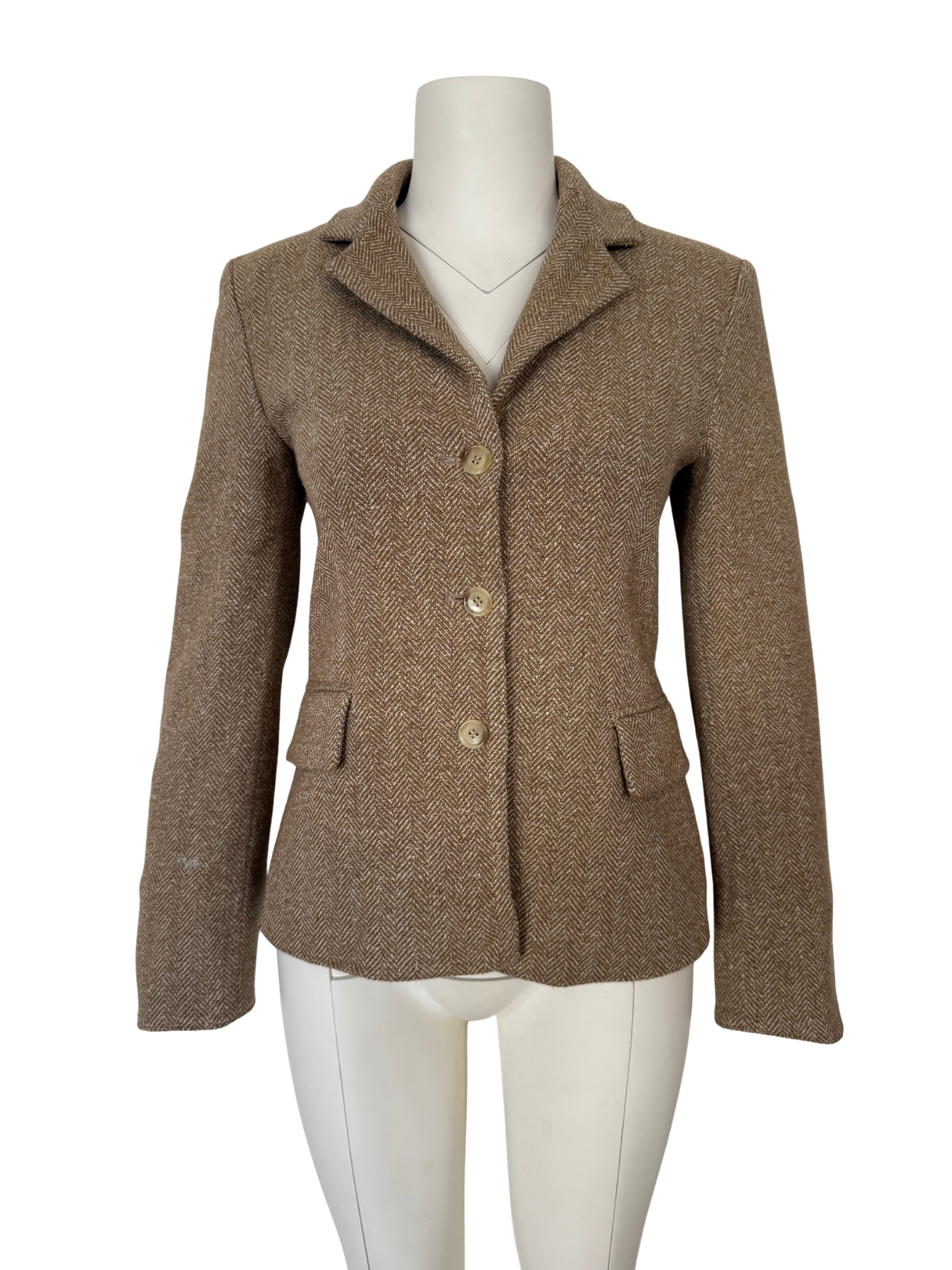 CAMEL YÜN KARIŞIMLI BLAZER CEKET