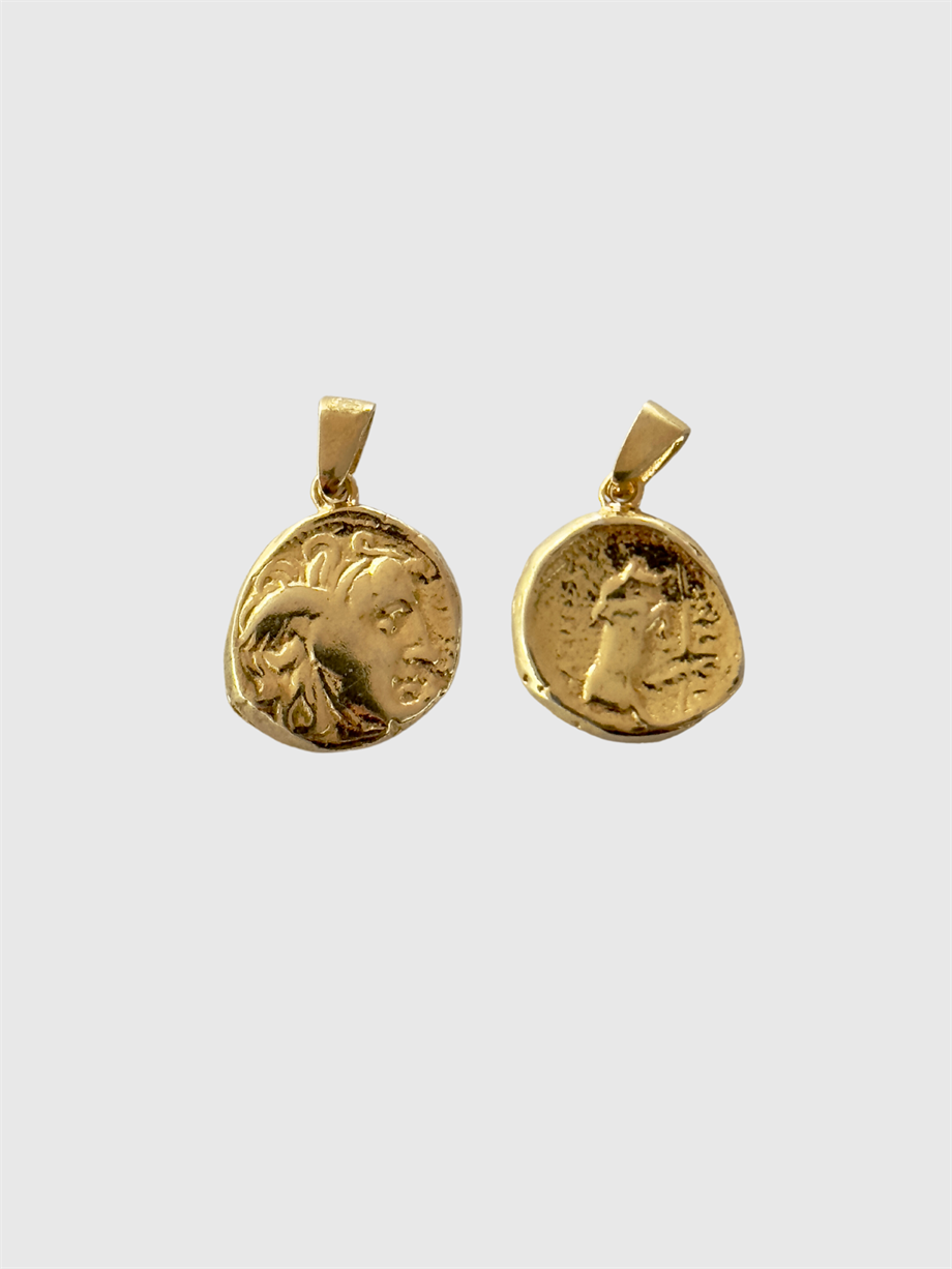 Çift Yönlü Madalyon Kolye Ucu (925 Silver)