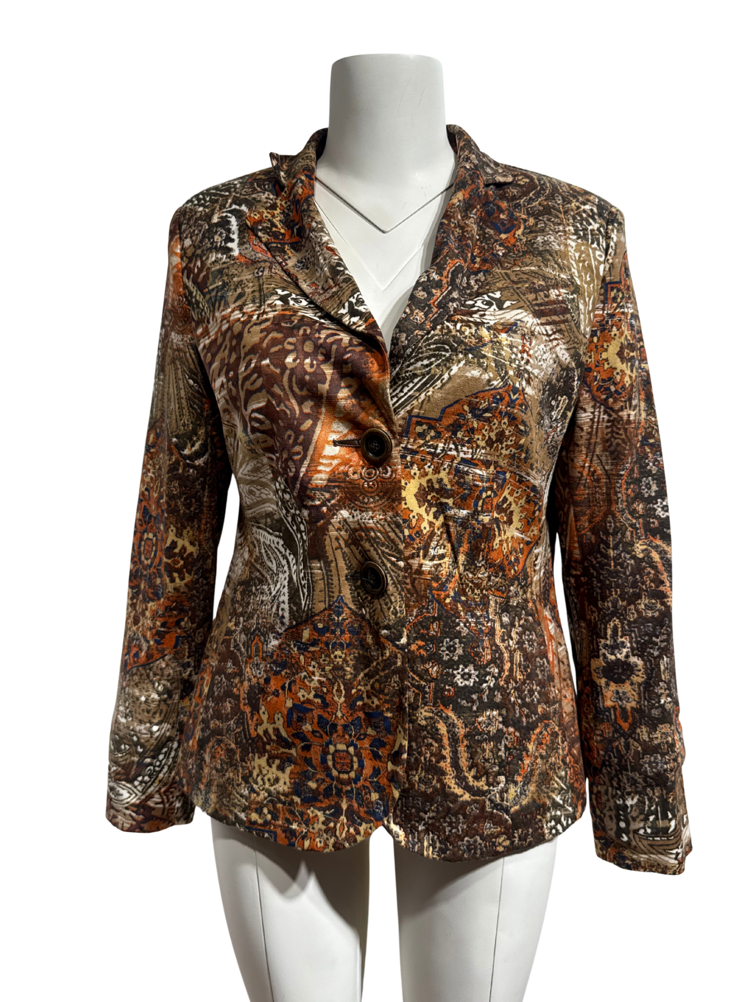 ETNİK DESENLİ BLAZER CEKET