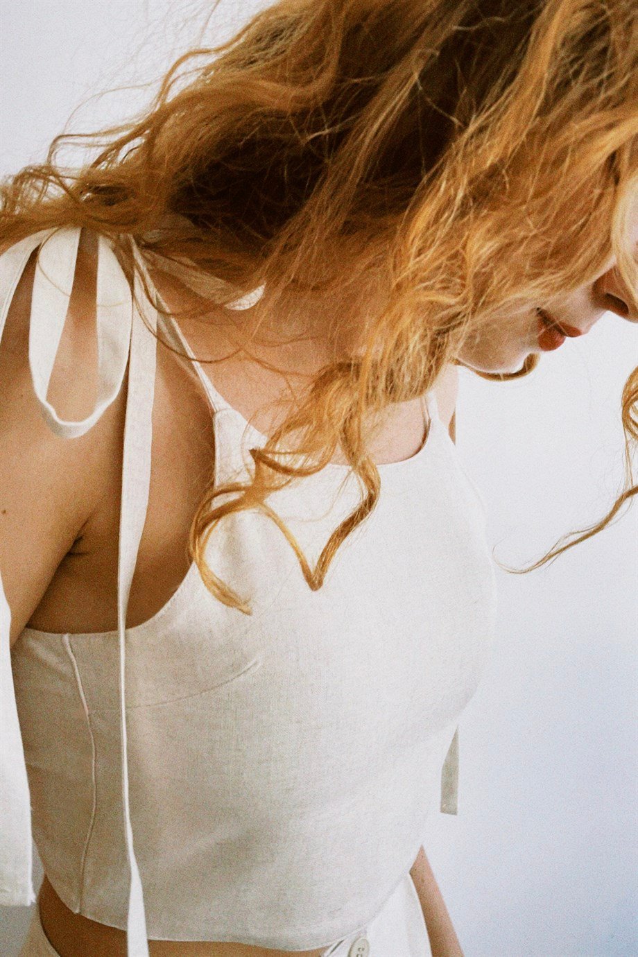 Grace Top Keten Bej