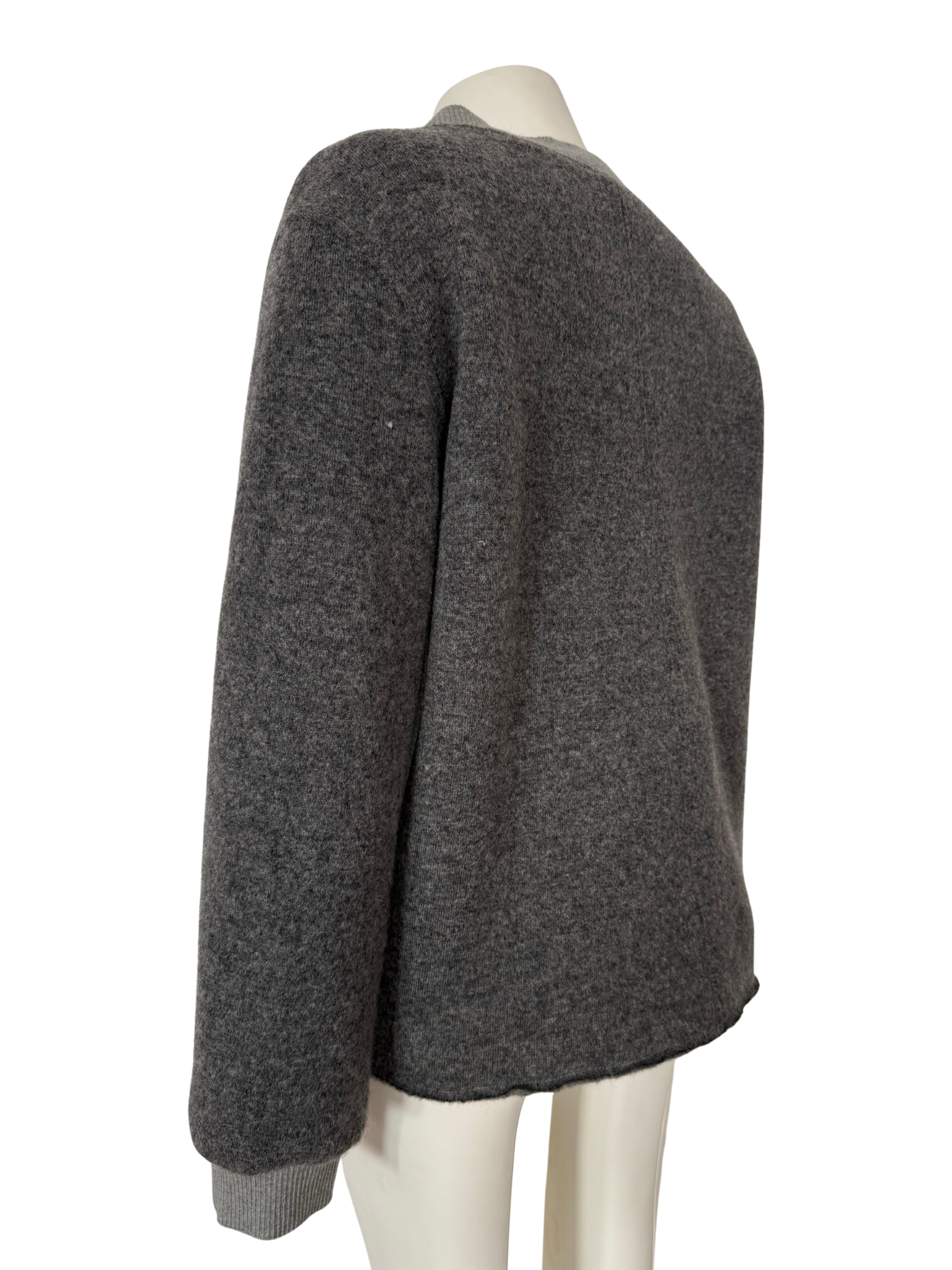 GRİ FERMUARLI BOMBER CEKET