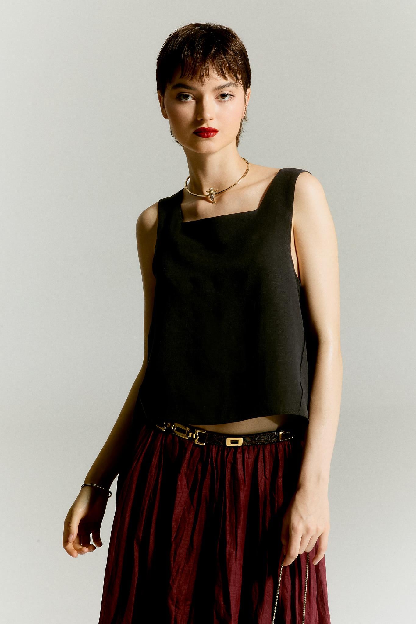 Iga Keten Top