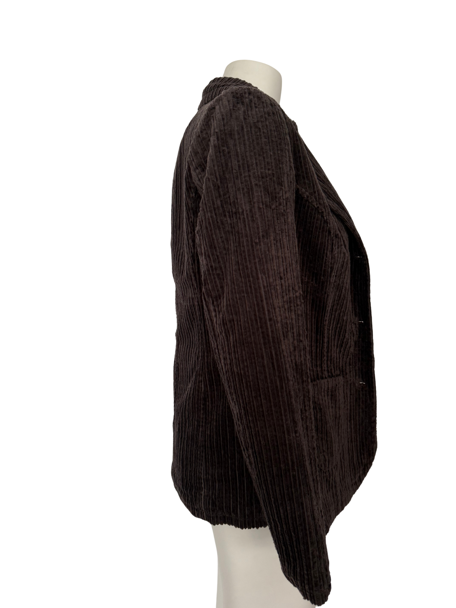 KAHVE FİTİLLİ KADİFE BLAZER CEKET