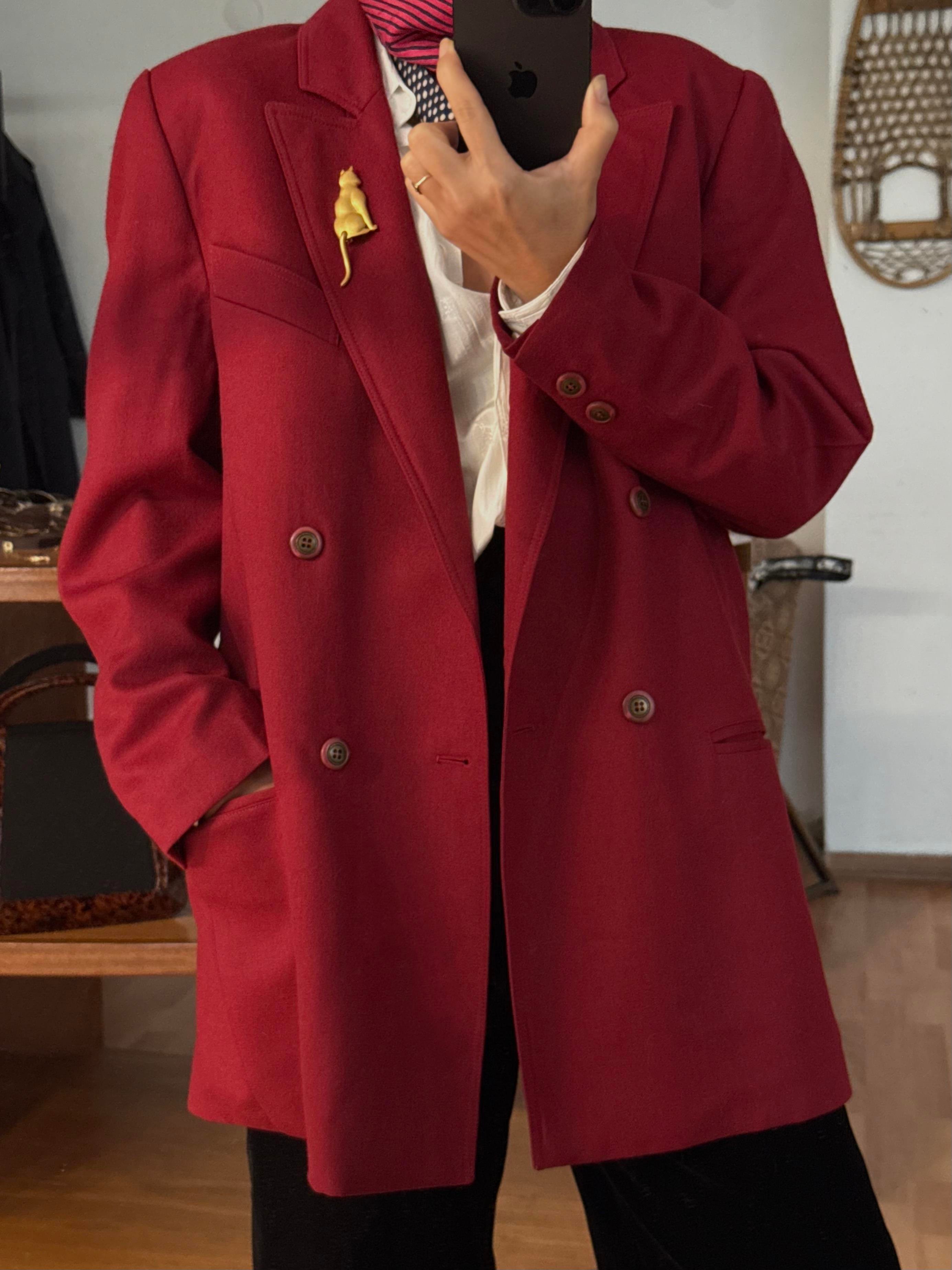 KIRMIZI BLAZER CEKET