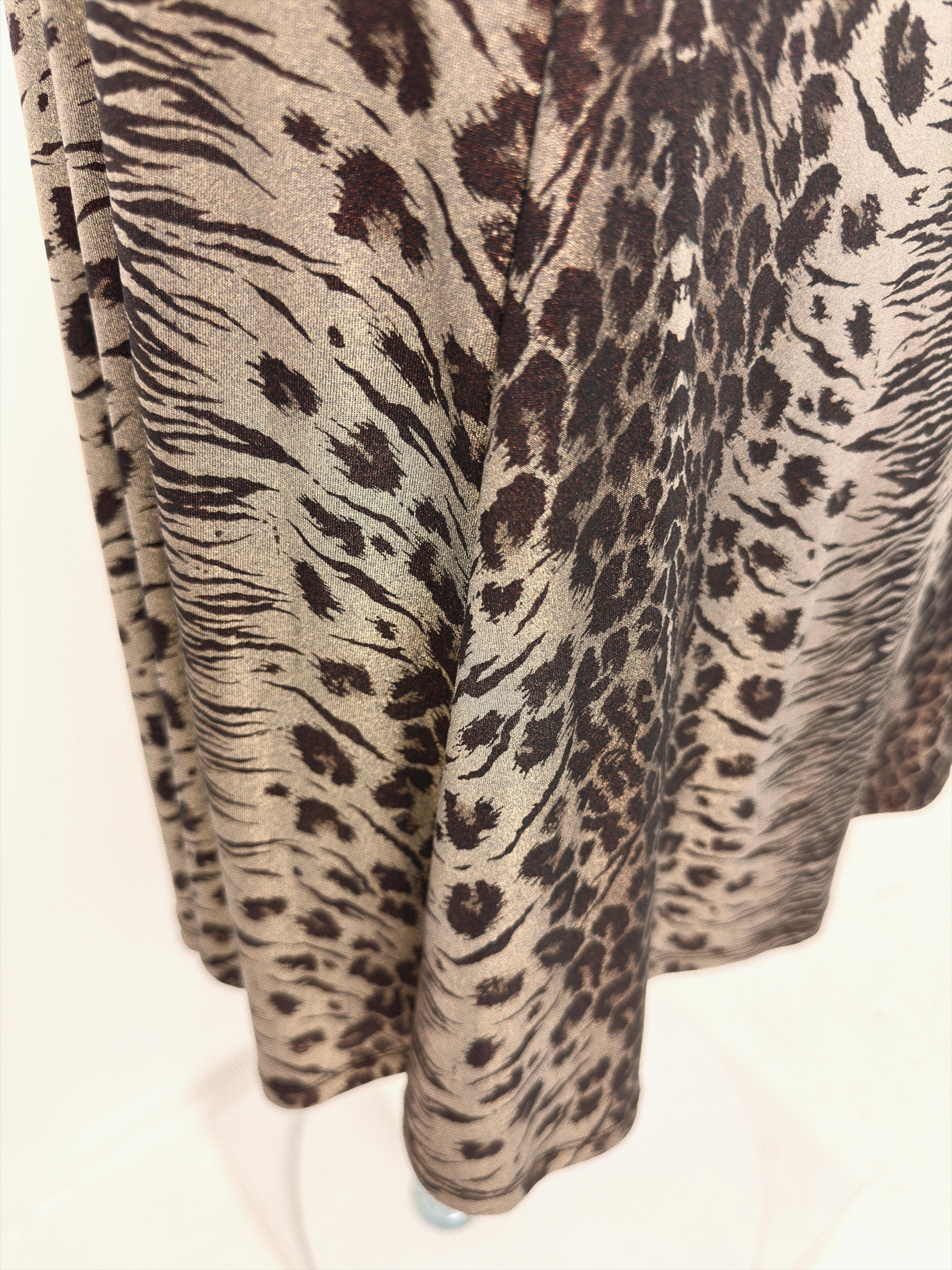 Leopar Desenli  Vintage Etek