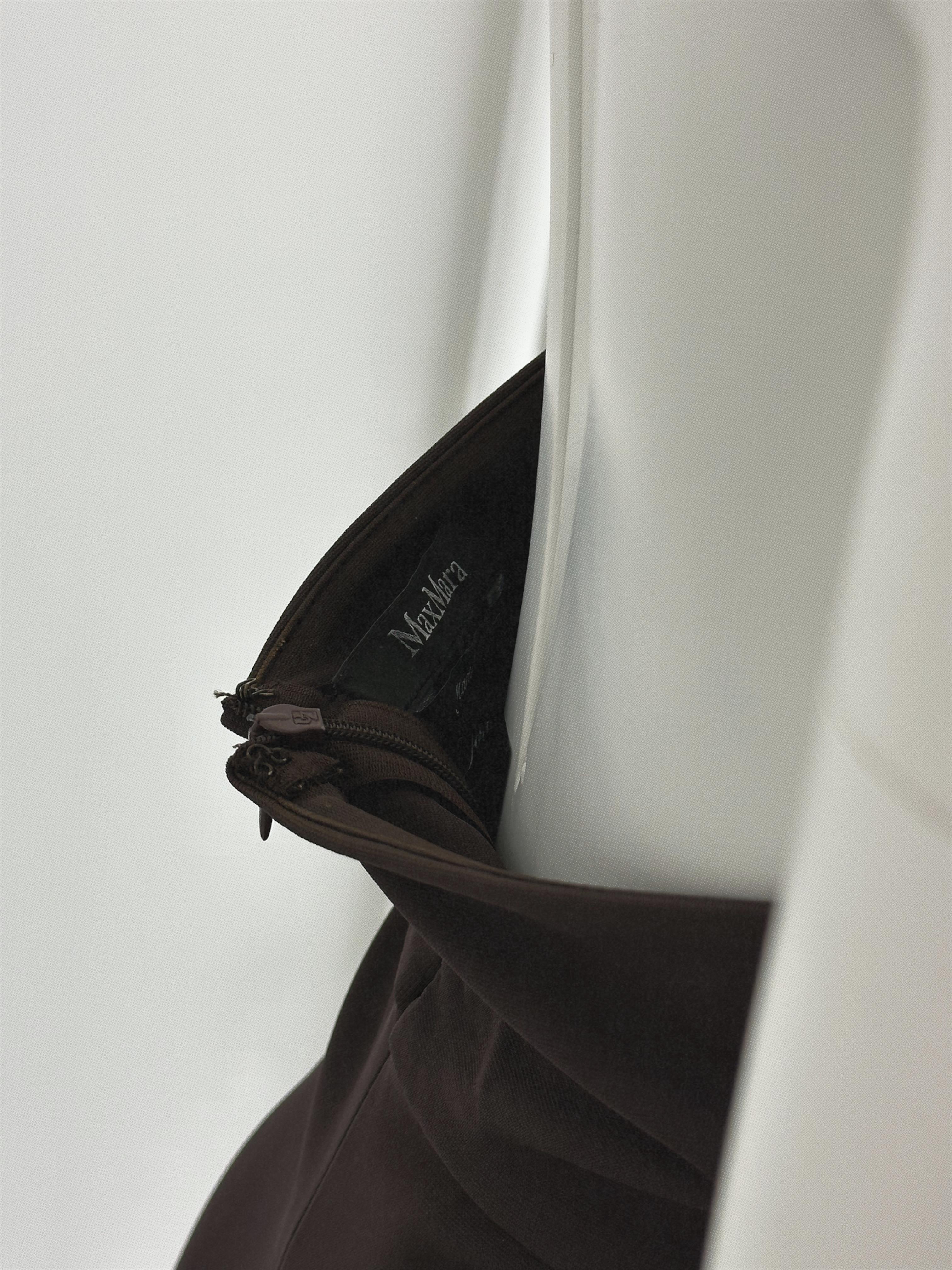MaxMara Kahverengi Vintage Elbise