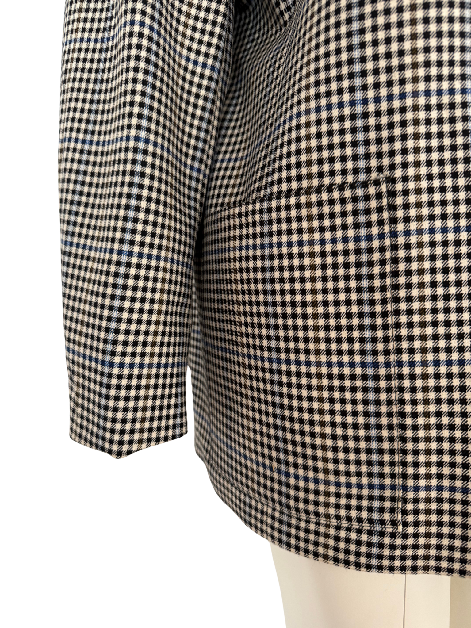 MAVİ KARELİ BLAZER CEKET