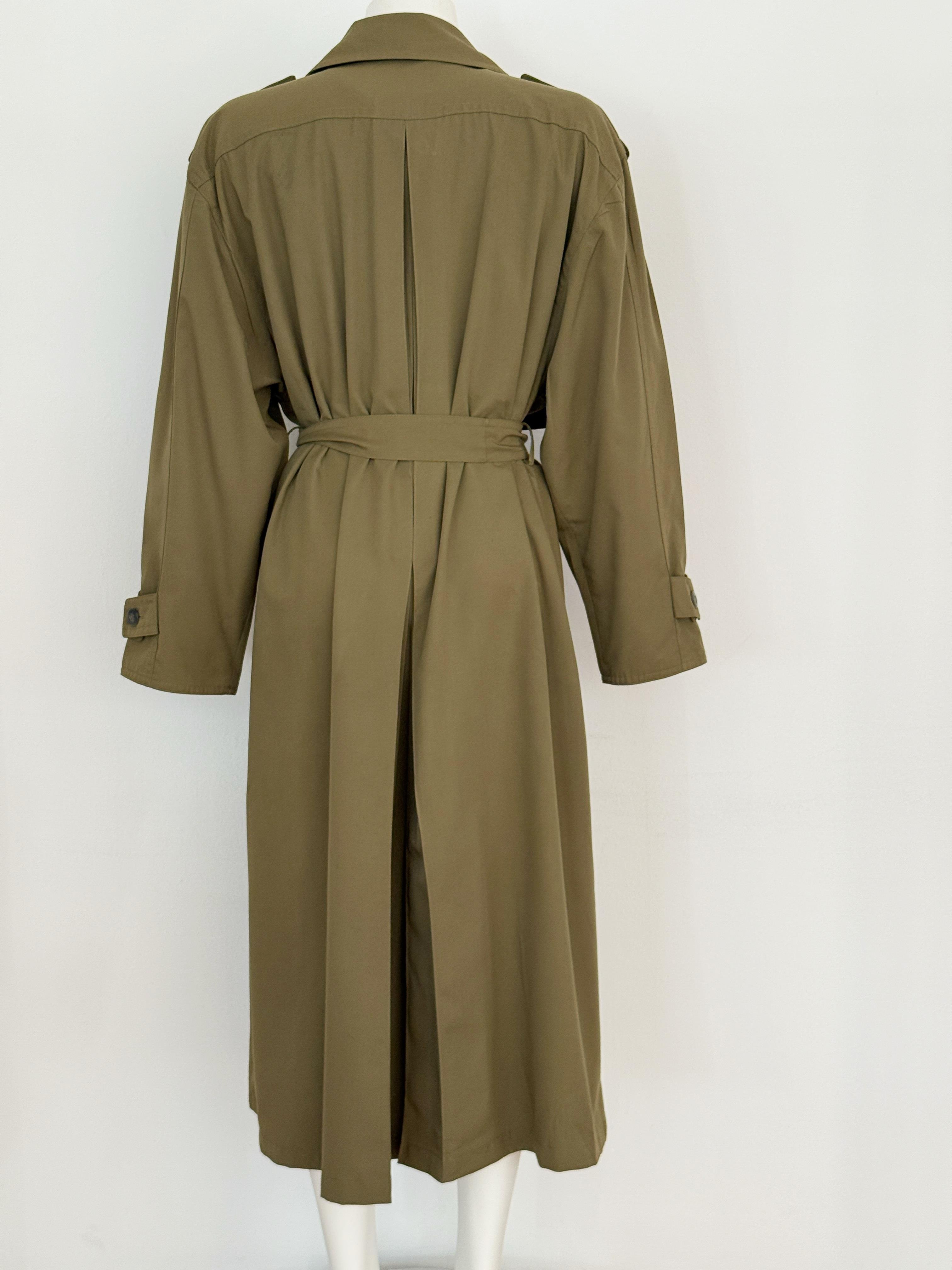 OLIVE OVERSIZE TRENÇKOT