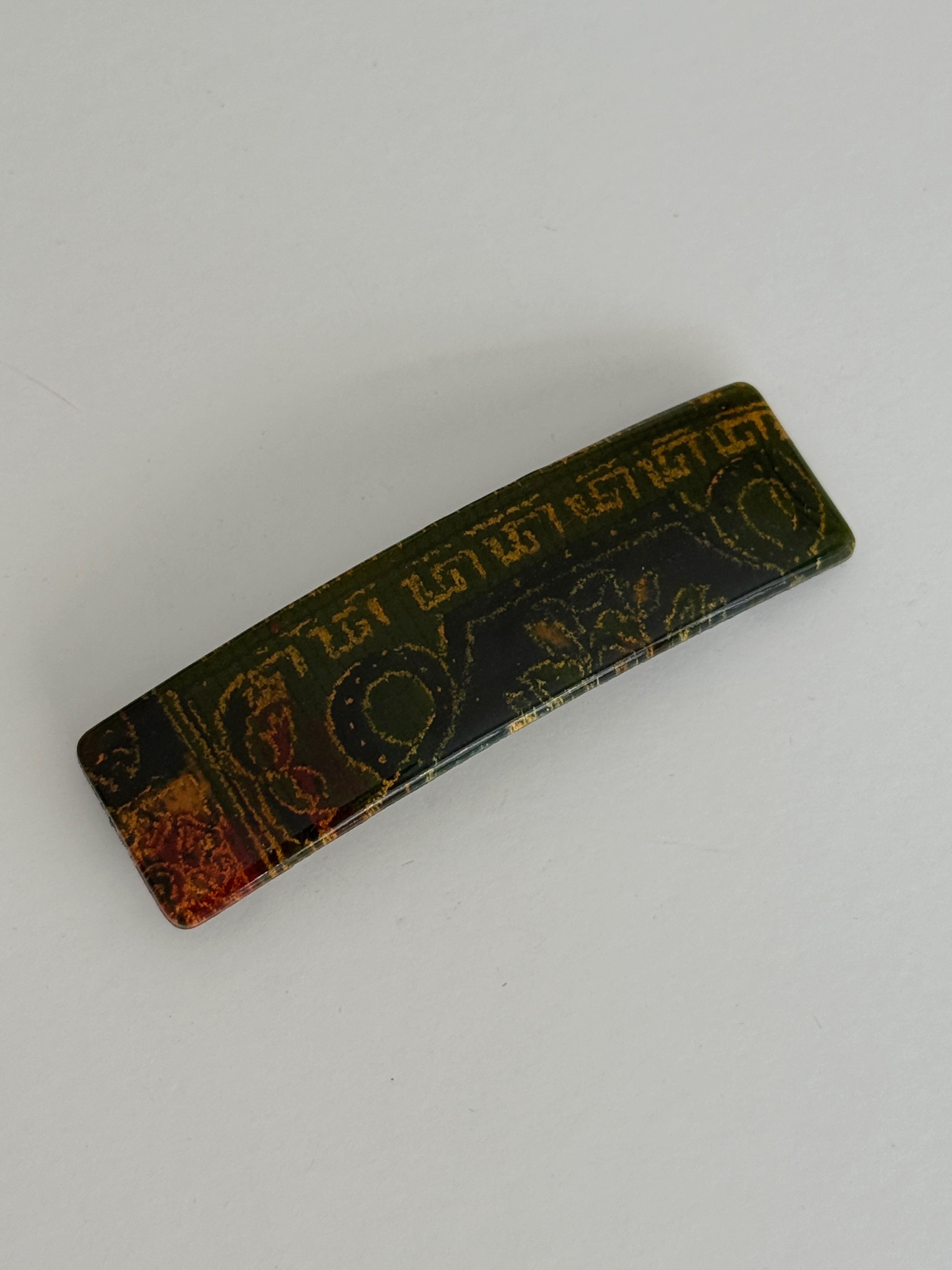 VINTAGE FRENCH BARRETTE SAÇ TOKASI