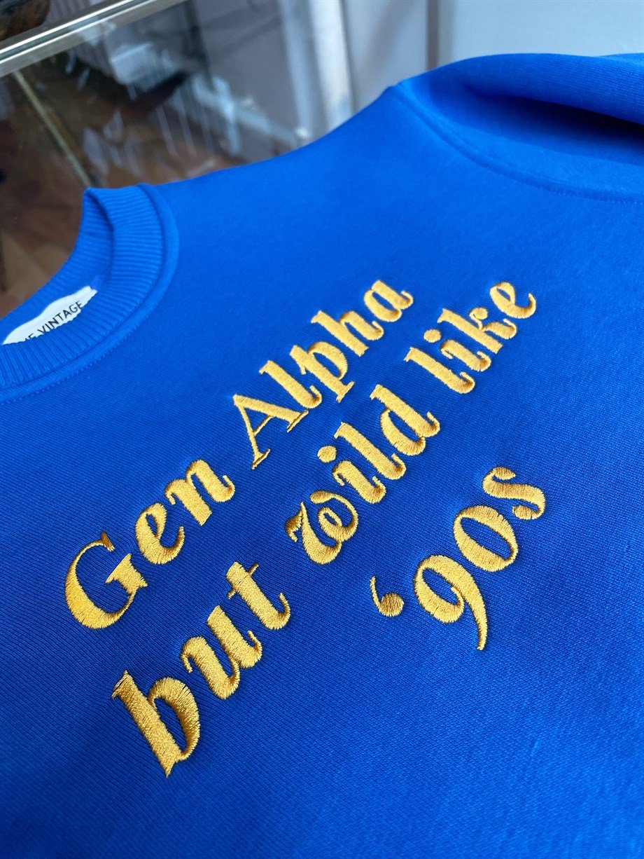 Wild Like '90s Sweatshirt / Kids