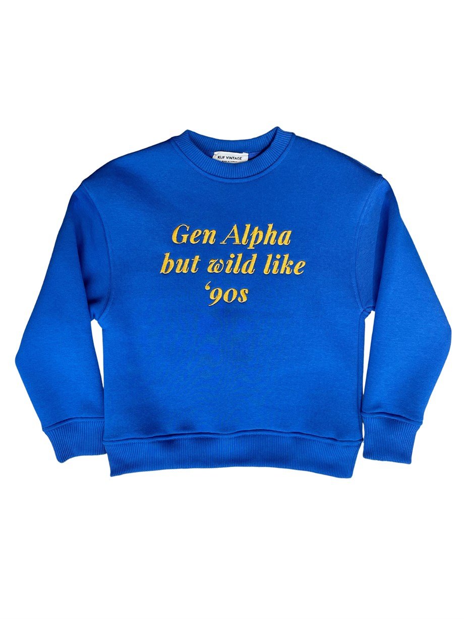 Wild Like '90s Sweatshirt / Kids