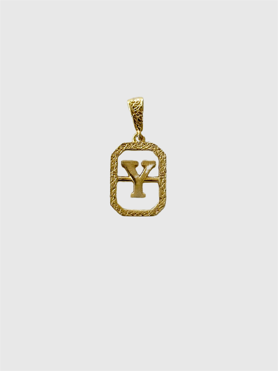 Y Harf Kolye Ucu (925 Silver)