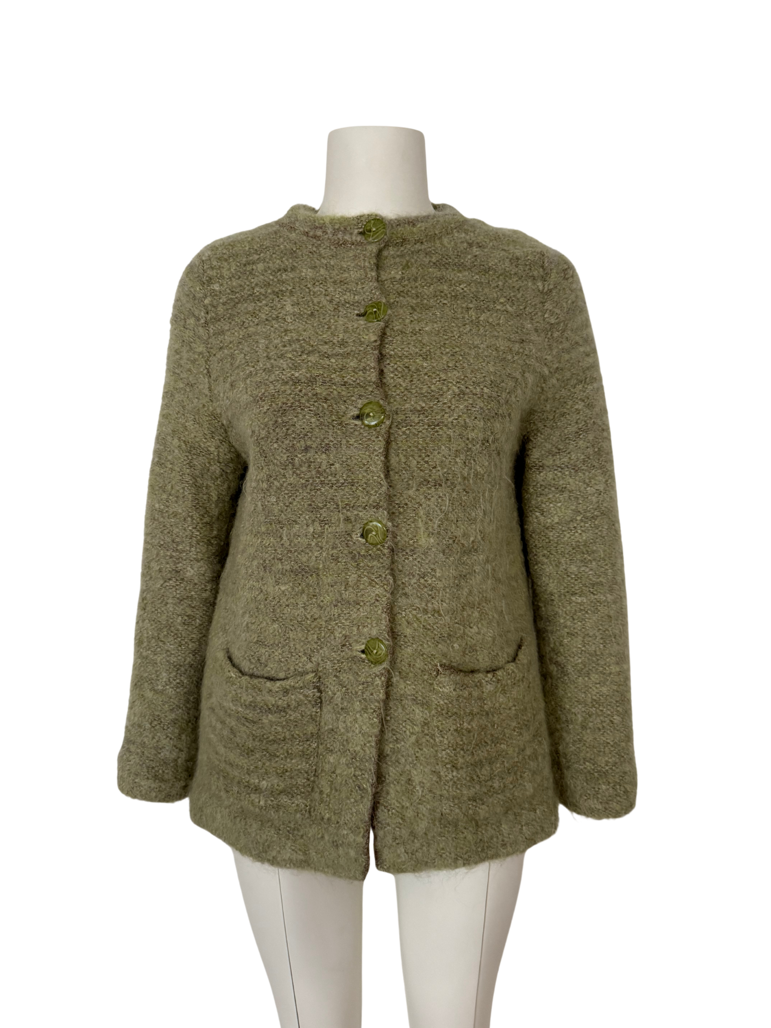 YEŞİL MOHAİR BLAZER CEKET