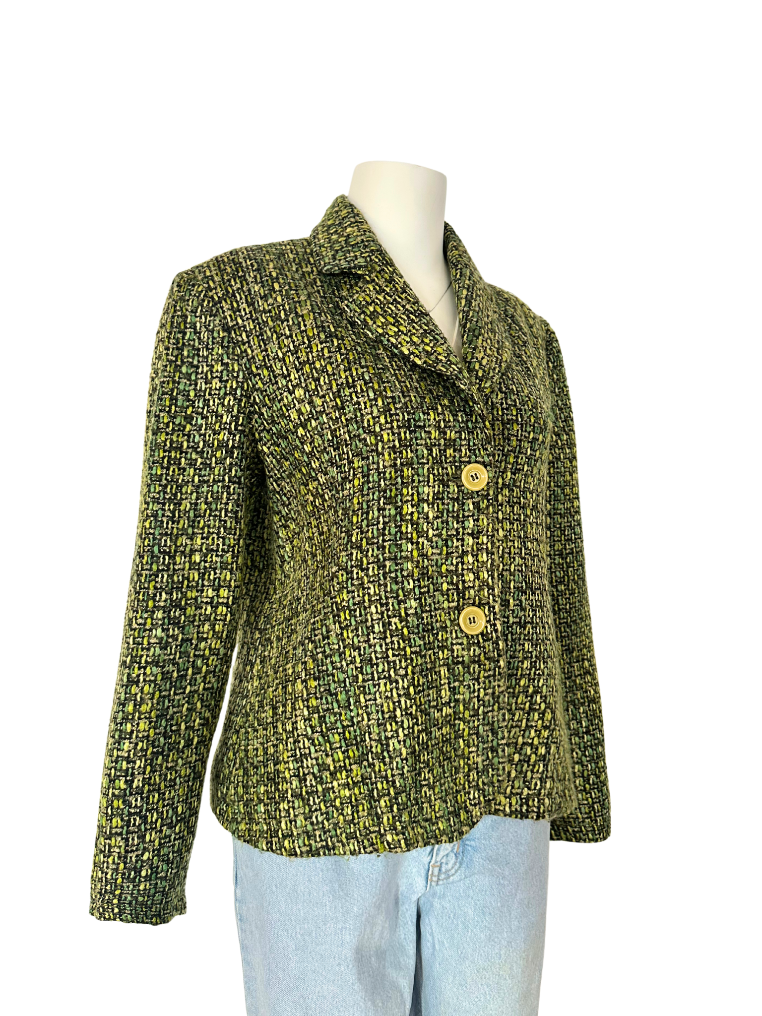 YEŞİL TÜVİT BLAZER CEKET