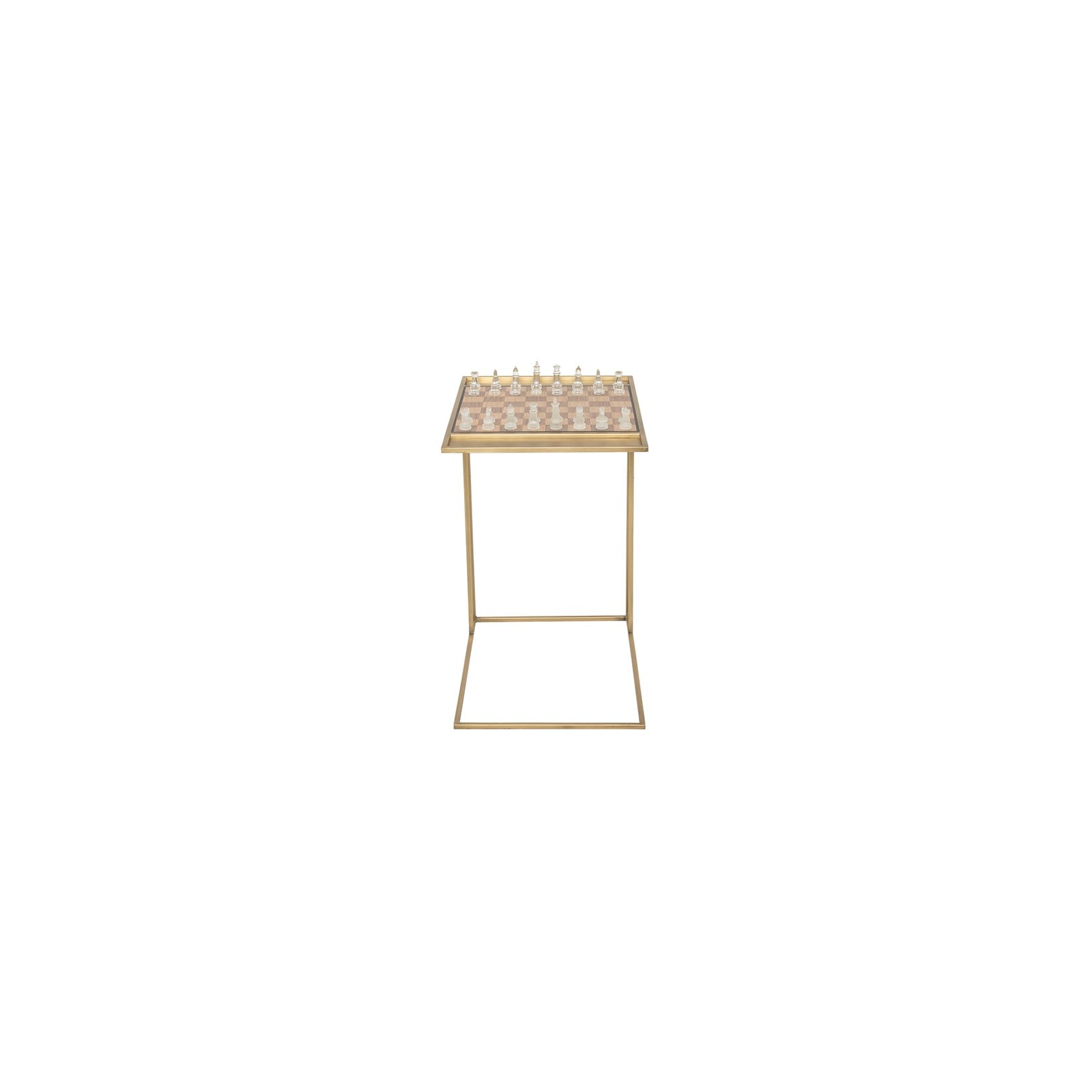 Gambit Side Table Gold 38X52X57H