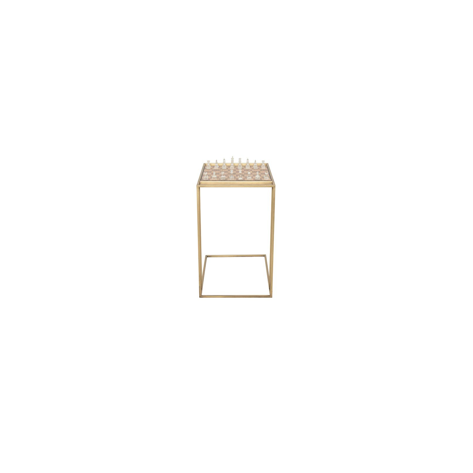 Gambit Side Table Gold 38X52X57H