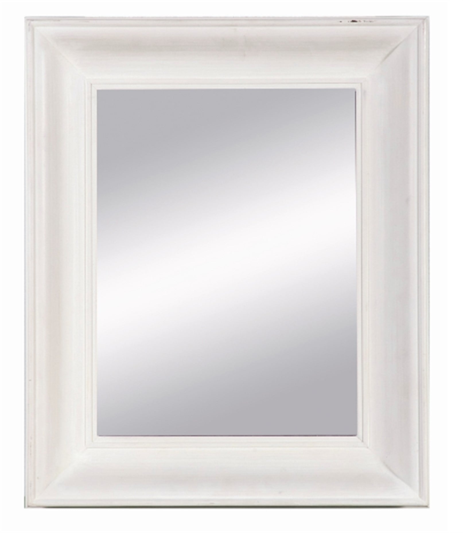 MIRROR WEBSTER ANTIQUE WHITE 30X40  45X55X5