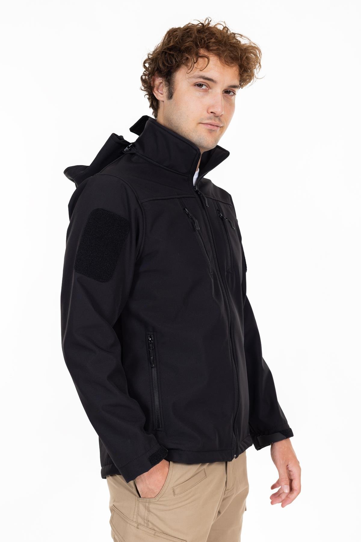 AKN 01 TAKTİK SOFTSHELL MONT SİYAH