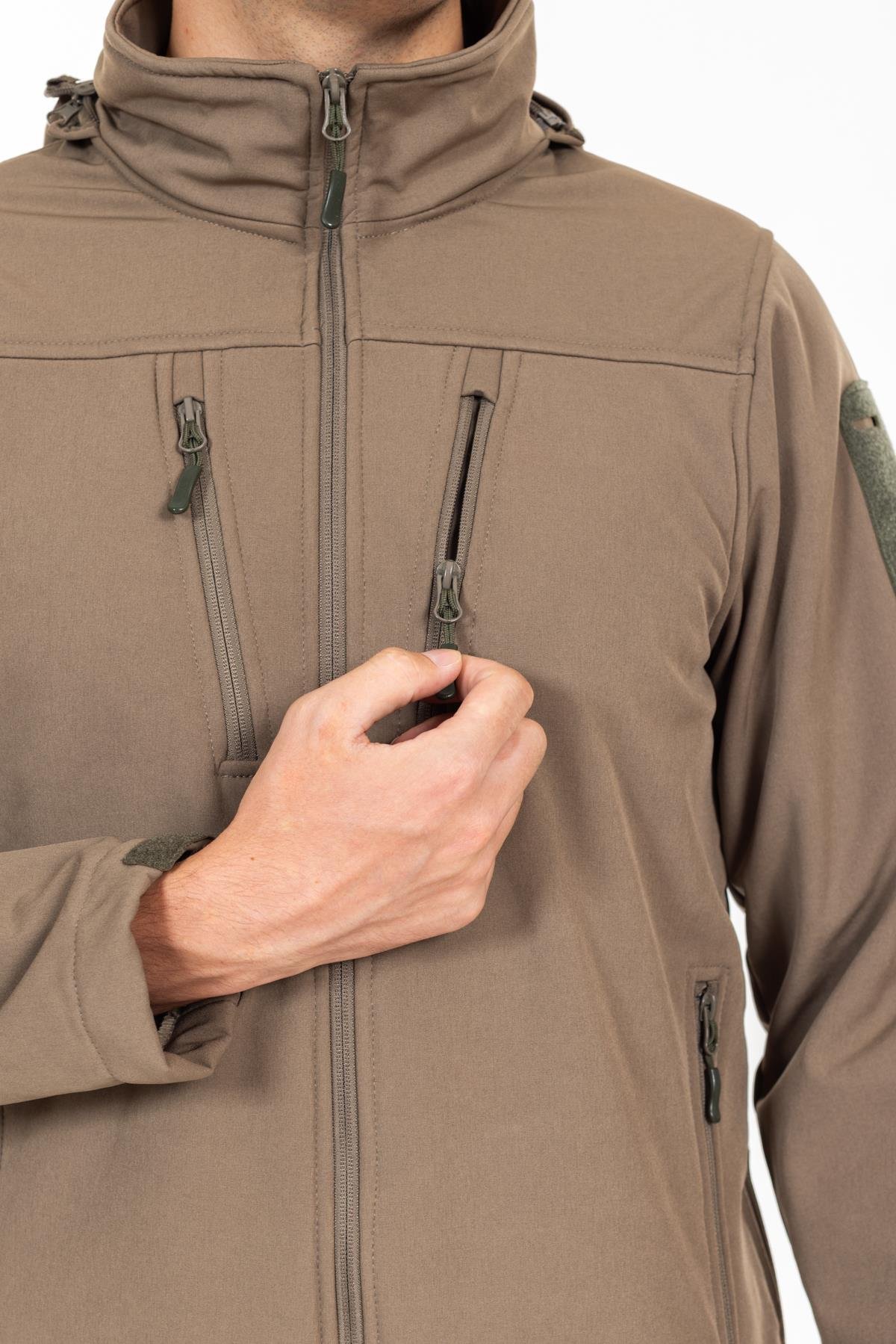 AKN 01 TAKTİK SOFTSHELL MONT HAKİ