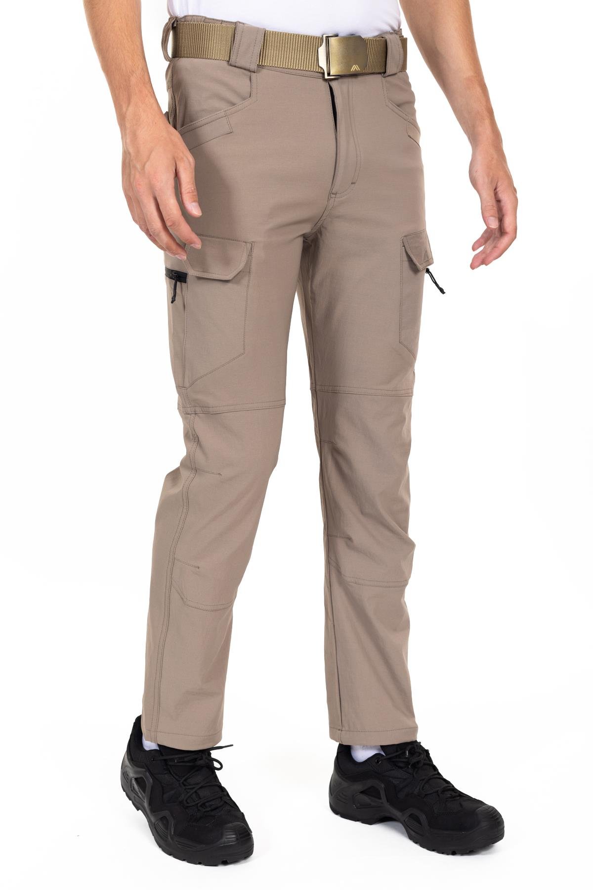 AKN 112 LİKRALI TAKTİK/OUTDOOR PANTOLON BEJ