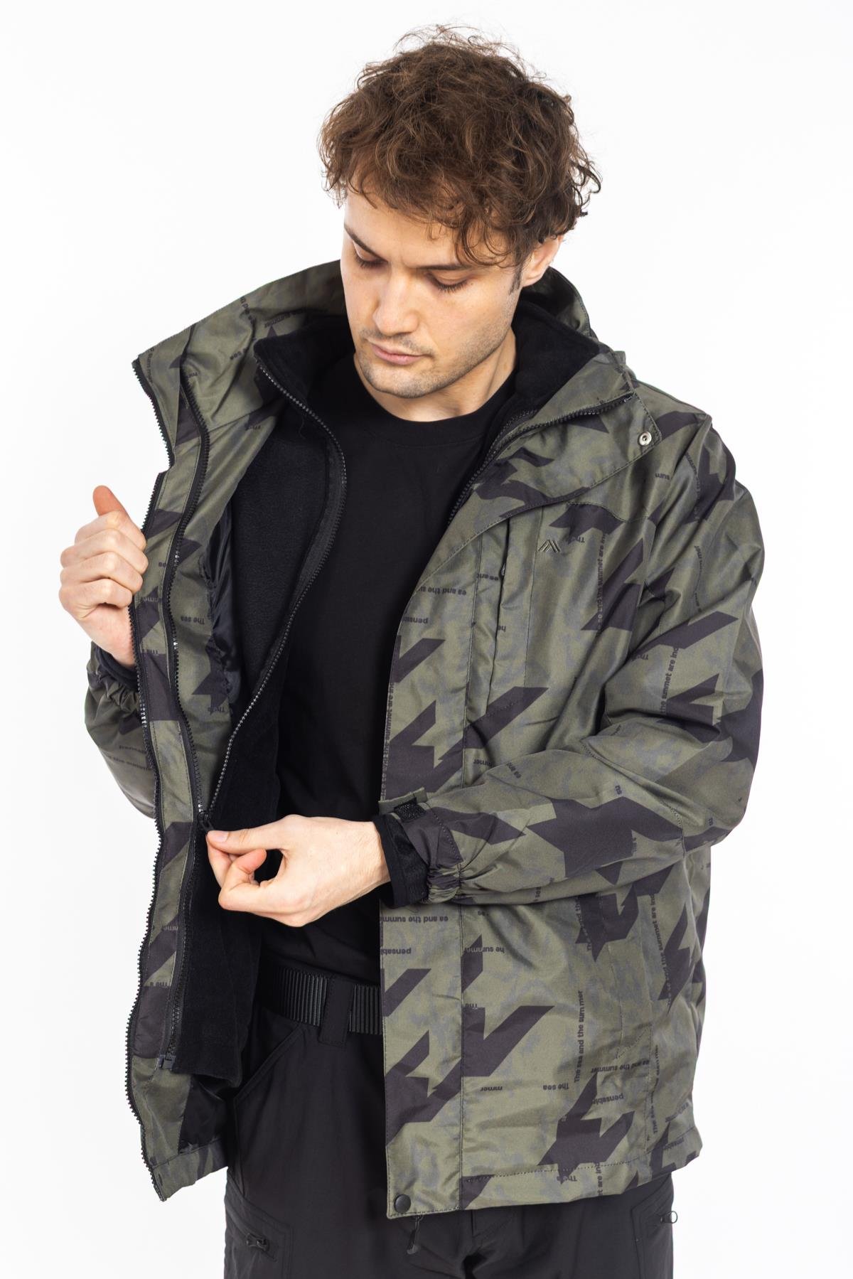 AKN 144 HUNTER 3 IN 1 MONT HAKİ-SİYAH