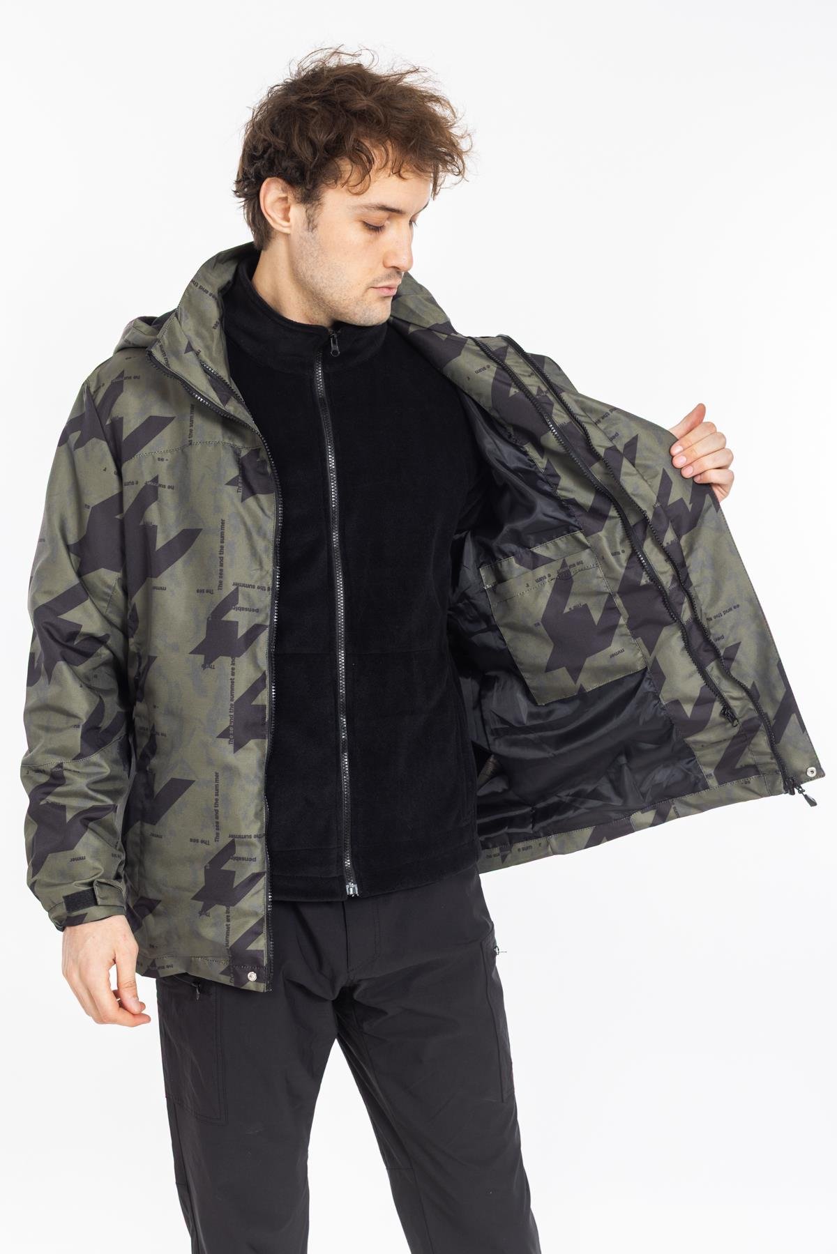 AKN 144 HUNTER 3 IN 1 MONT HAKİ-SİYAH